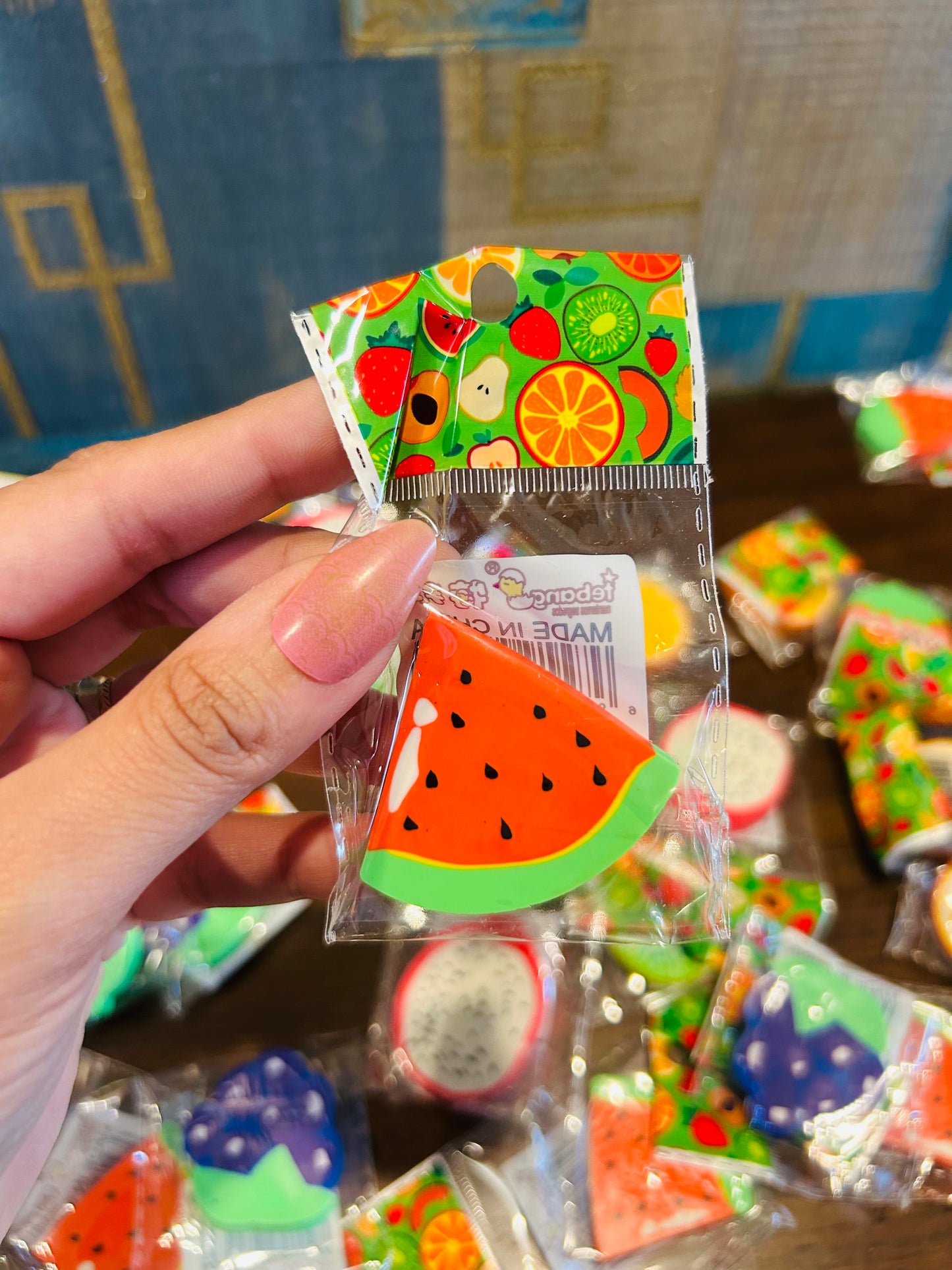 Fruit Erasers