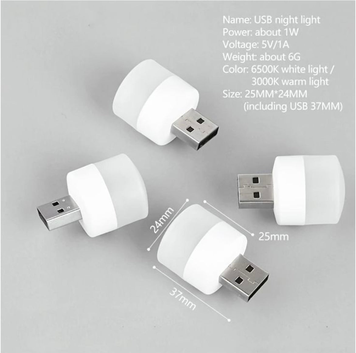 Mini USB Bulb(Set of 3 Bulb)