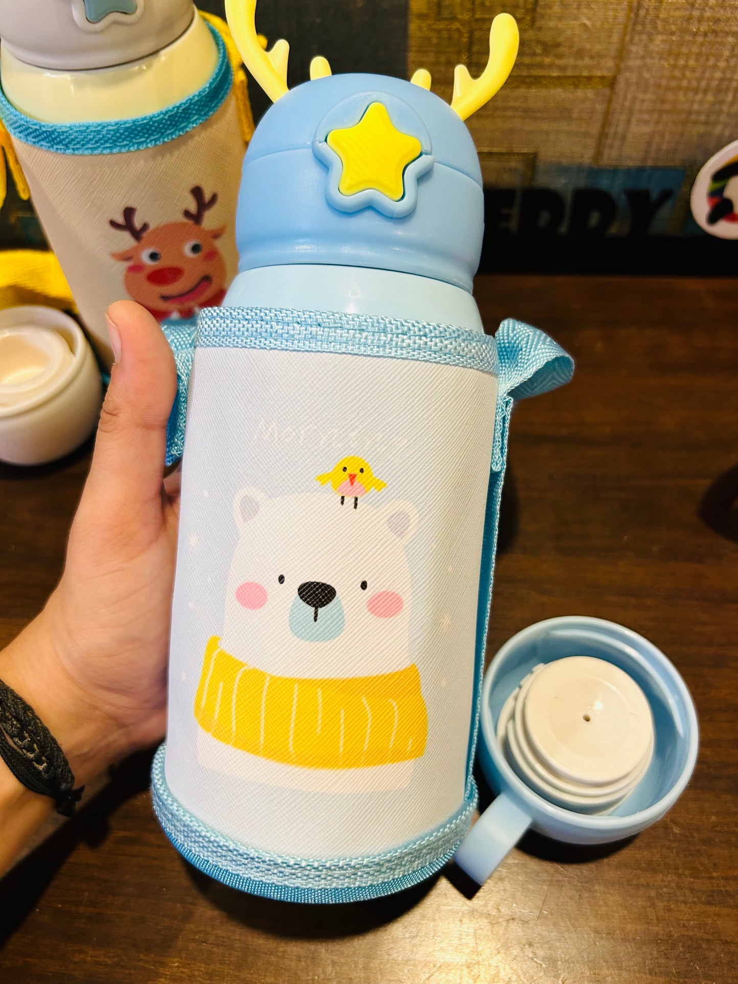 Stainless Steel Bottle And Sipper (500ml)