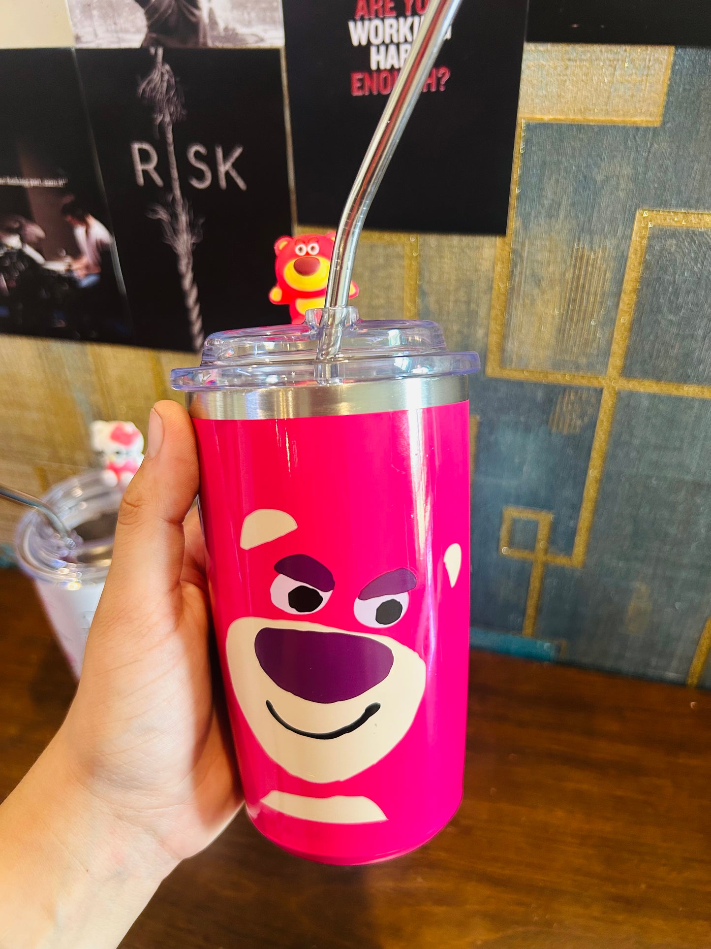 Stainless Steel Straw Tumbler