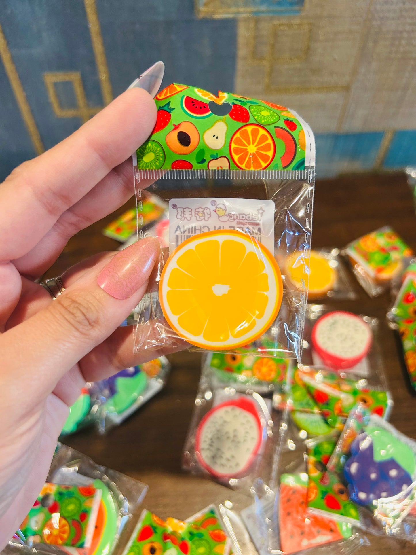 Fruit Erasers