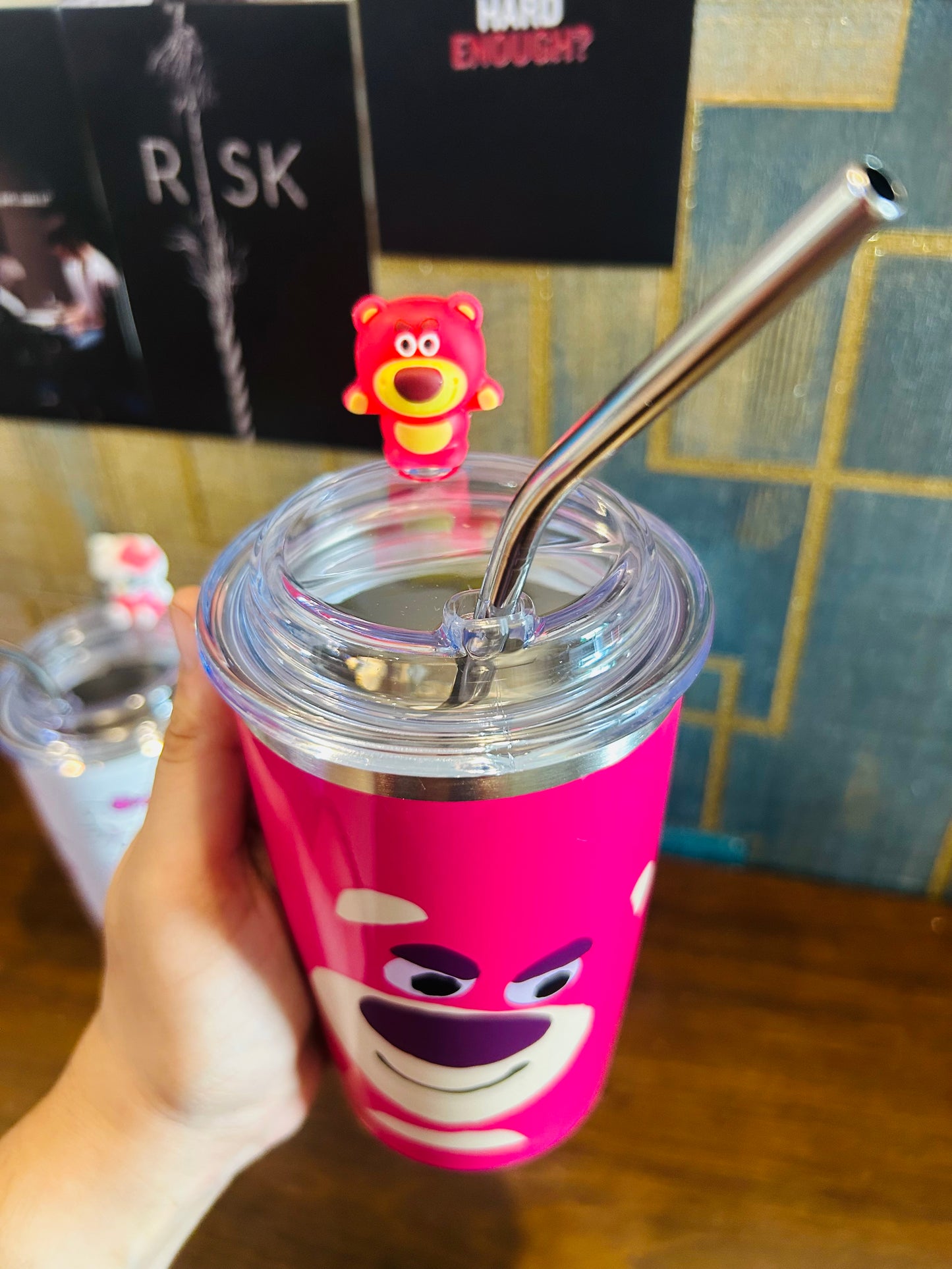 Stainless Steel Straw Tumbler