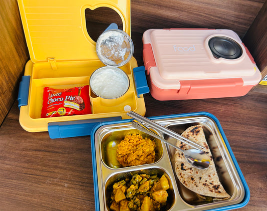 100% Leakproof Tiffin Box(1100ml+150ml)