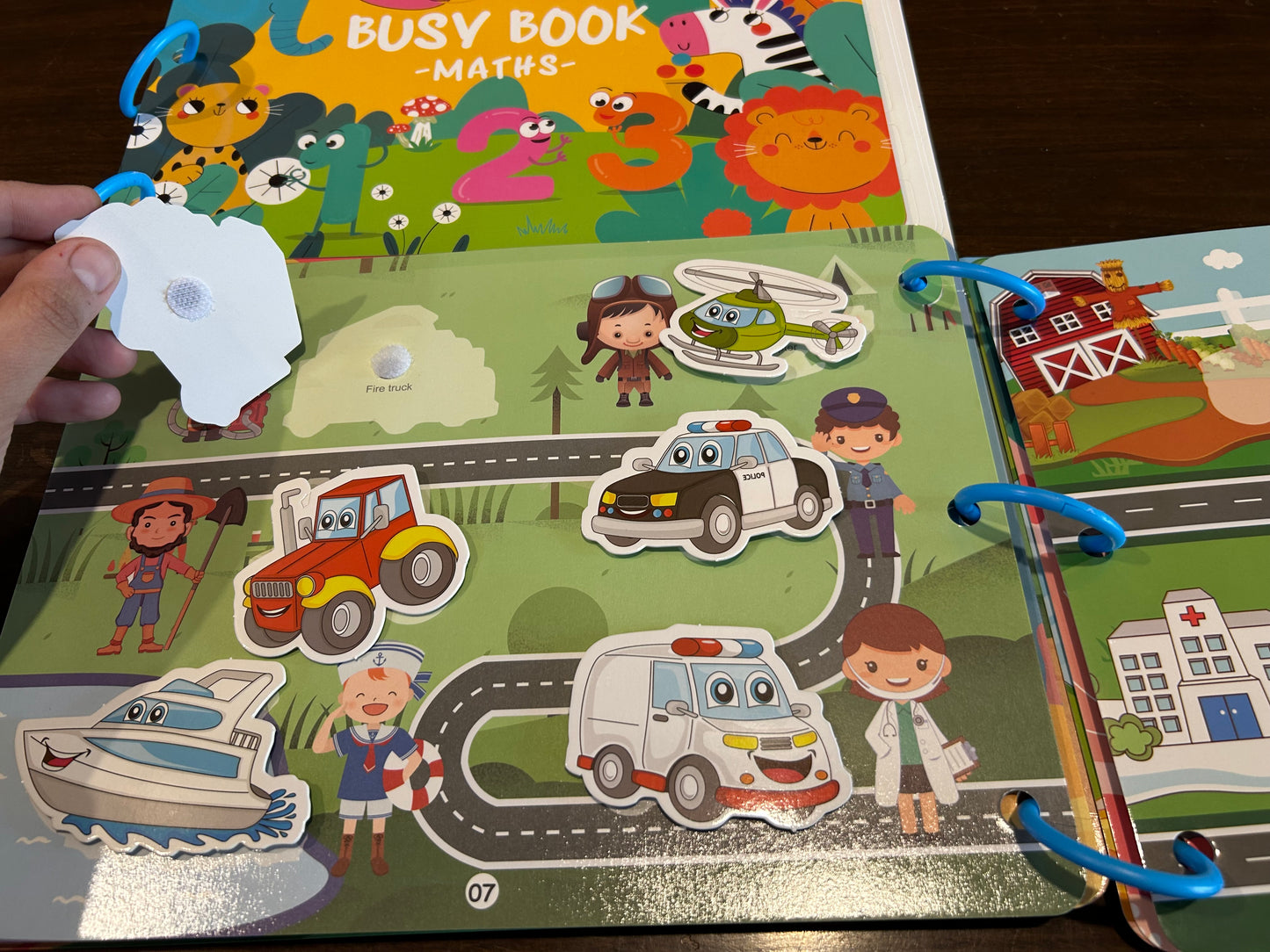 Reusable Velcro Busy Book- General Knowledge