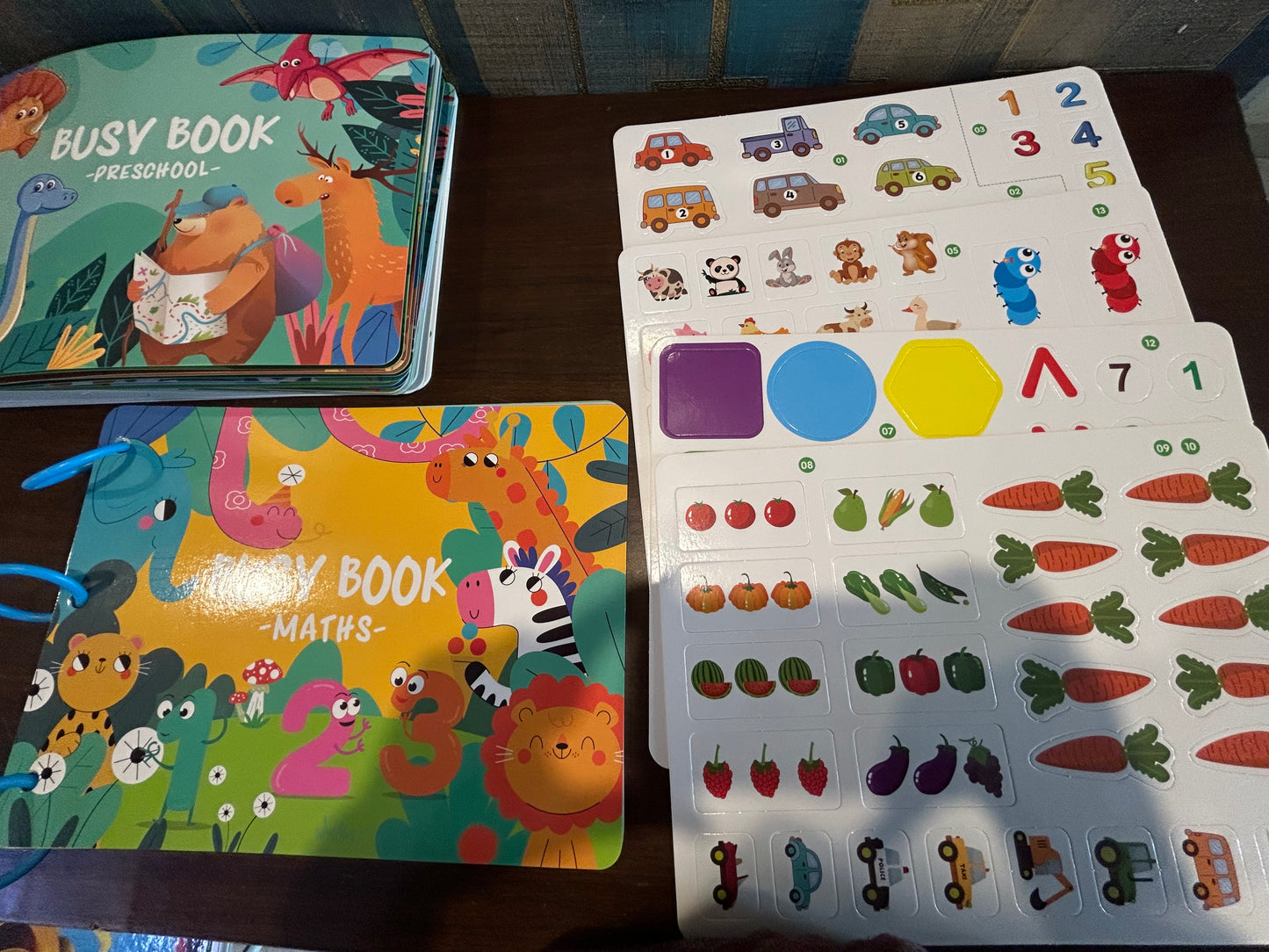 Reusable Velcro Busy Book- Maths