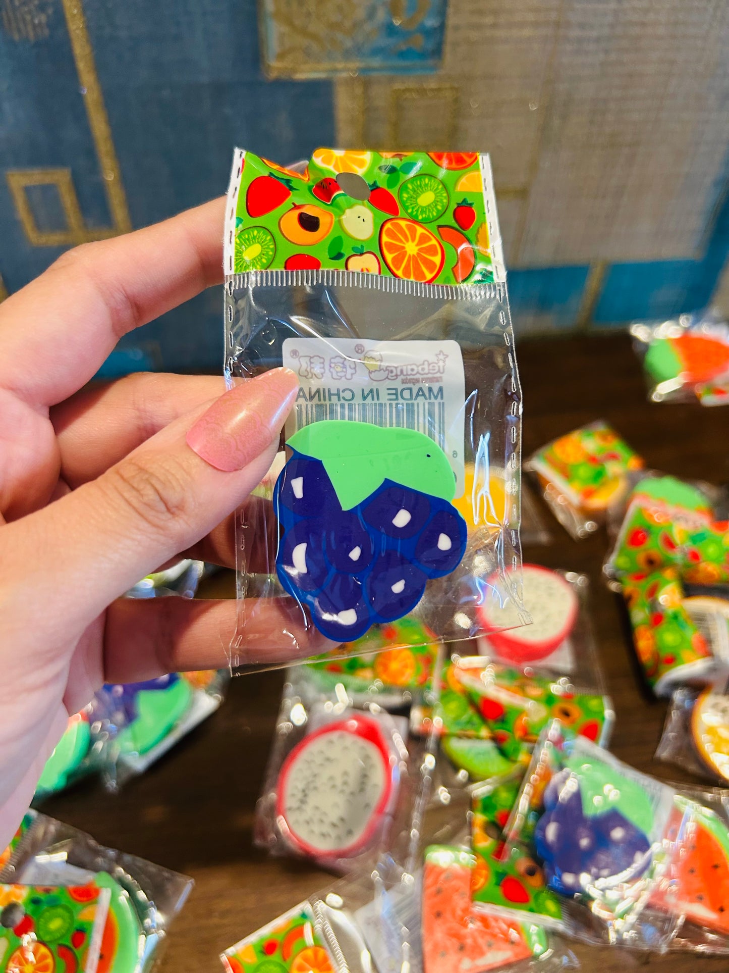 Fruit Erasers