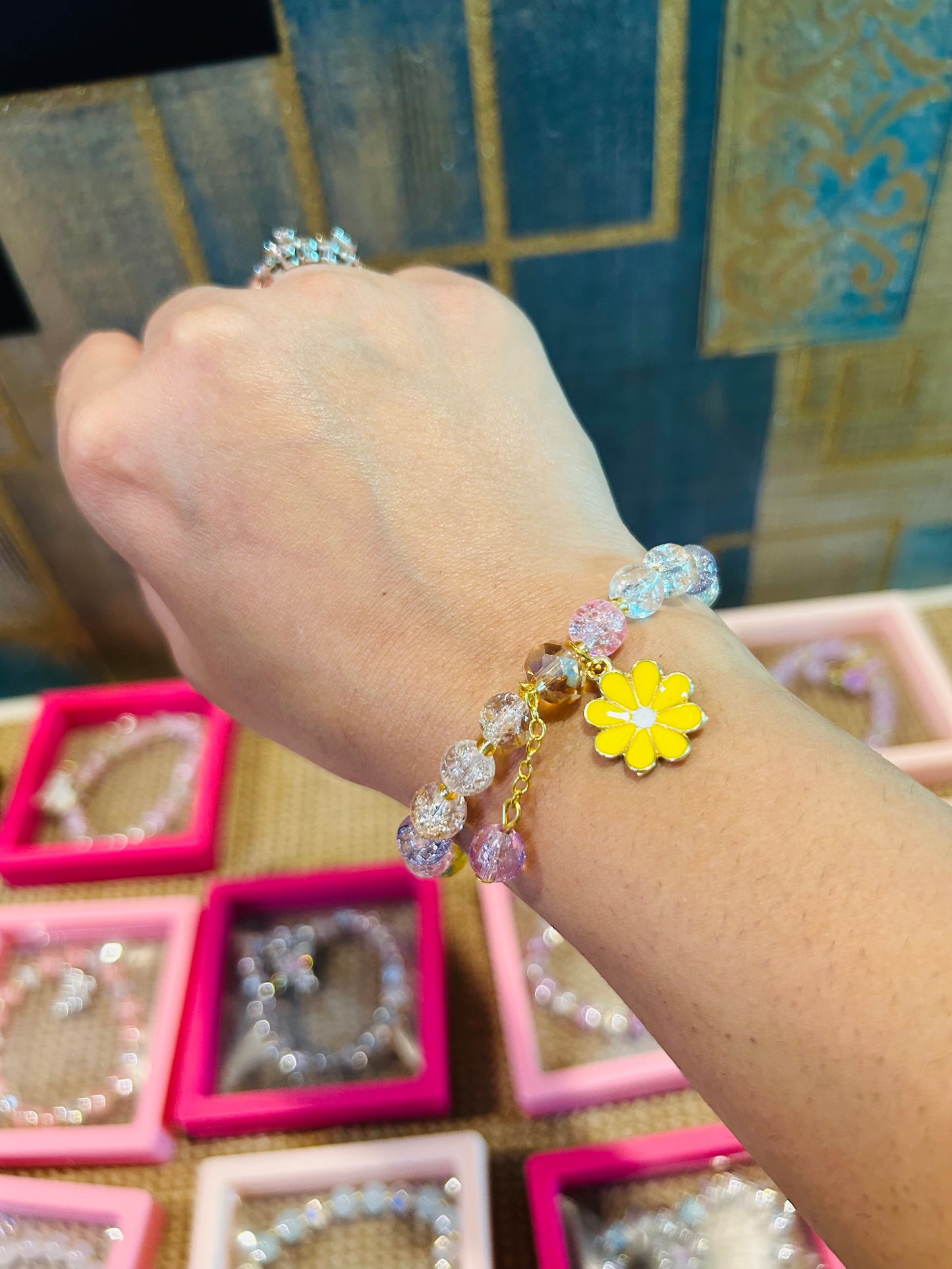 Kids Beaded Charm Bracelets