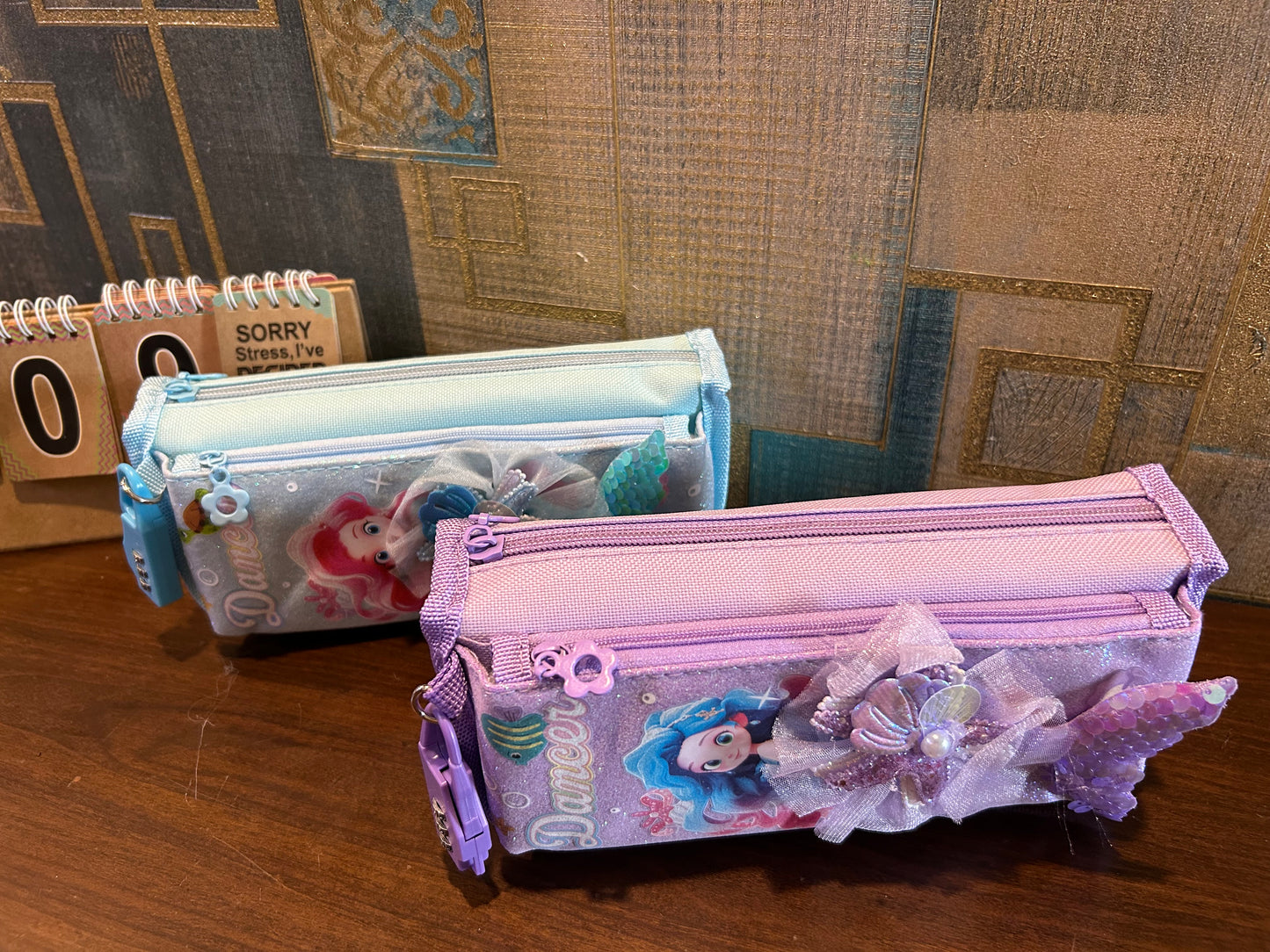 Mermaid Glitter Pencil Pouch