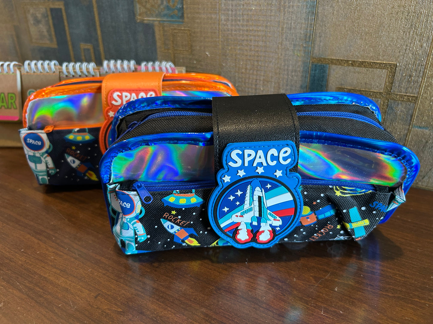 Holographic Space Pencil Pouch