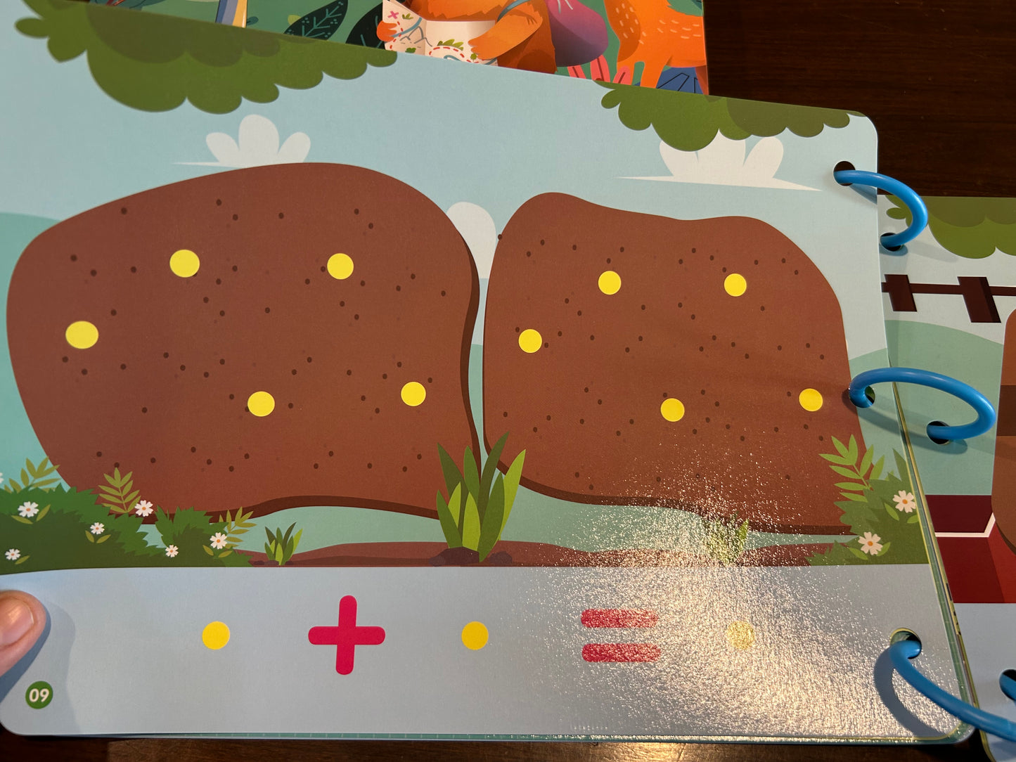 Reusable Velcro Busy Book- Maths