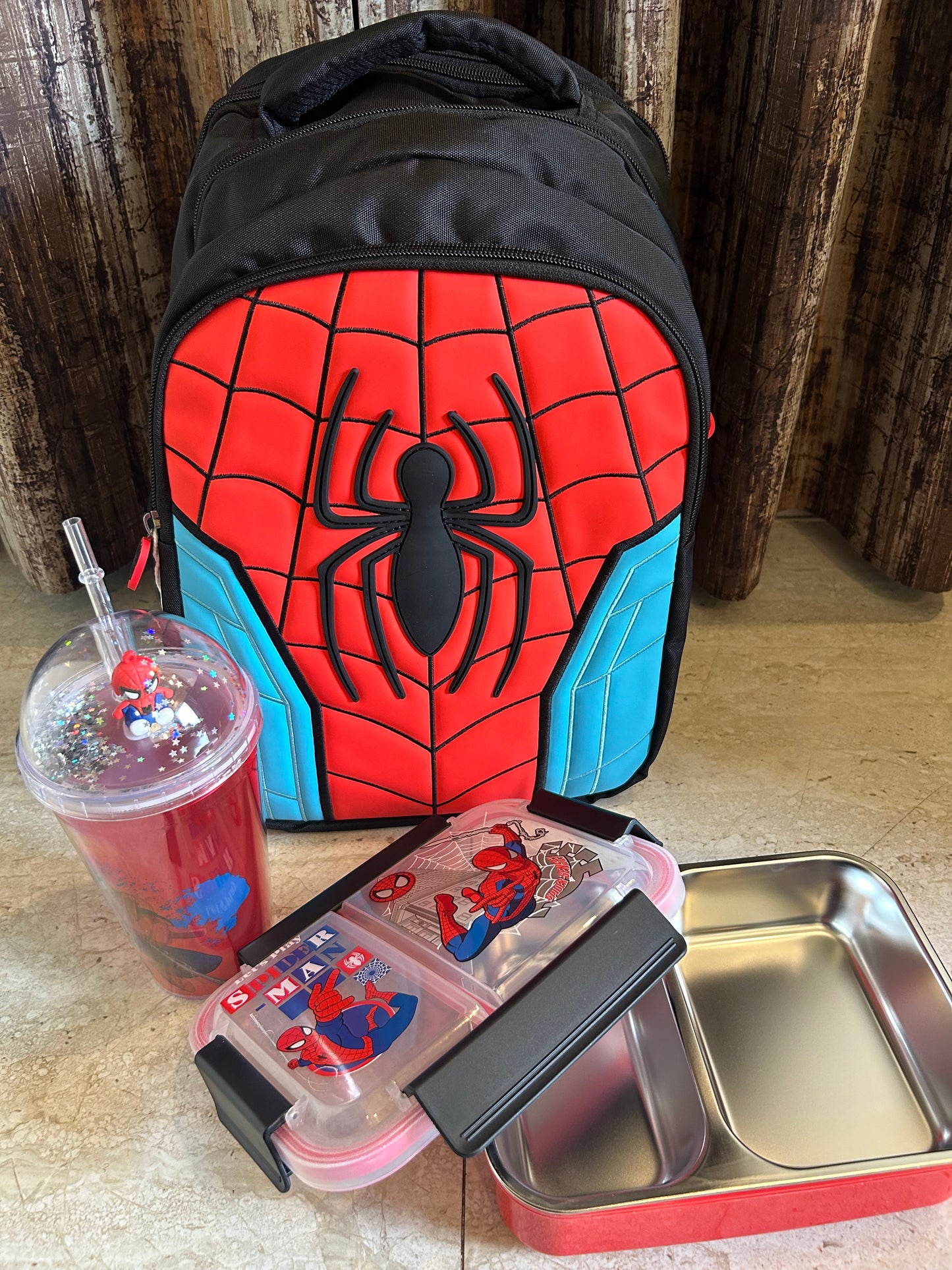 Spiderman School Bag Combo