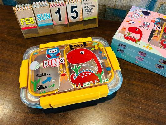 Dinosaur 100% Leakproof and Spillproof Tiffin Box - 750ML
