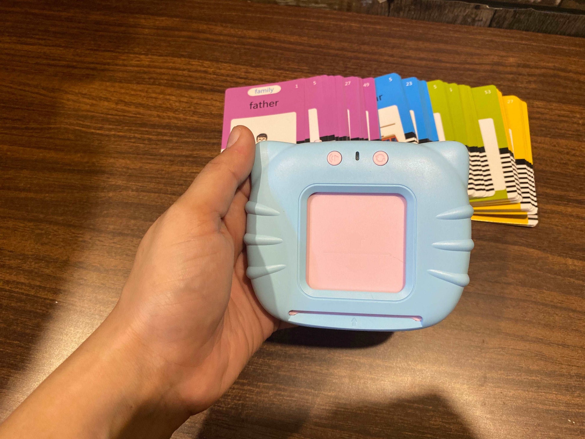 Card Reader Activity Flash Cards