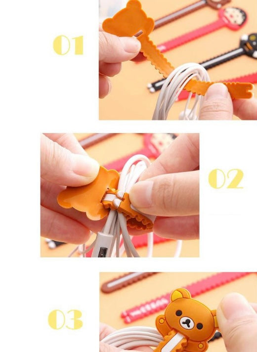 Cartoon Cable Binder(Set of 2)