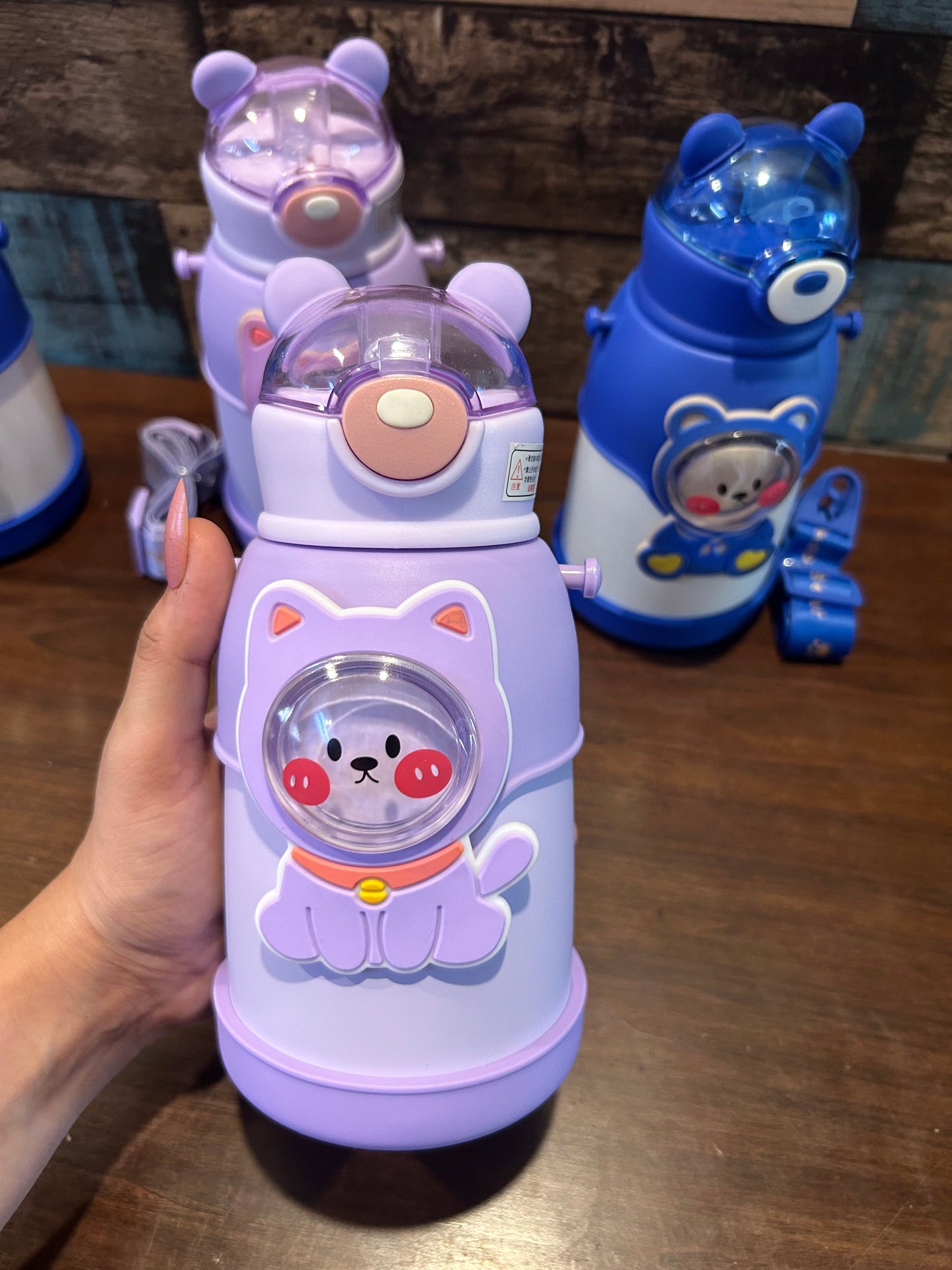 Cartoon Stainless Steel Sipper