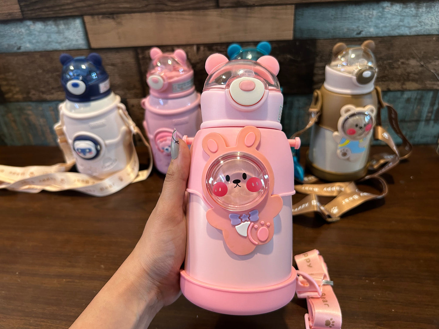 Cartoon Stainless Steel Sipper