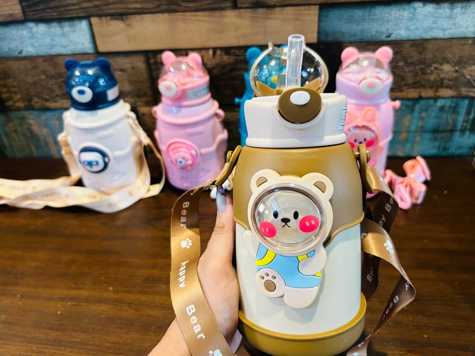 Cartoon Stainless Steel Sipper