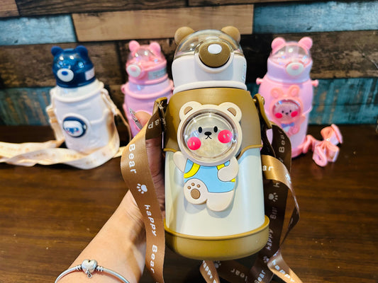 Cartoon Stainless Steel Sipper