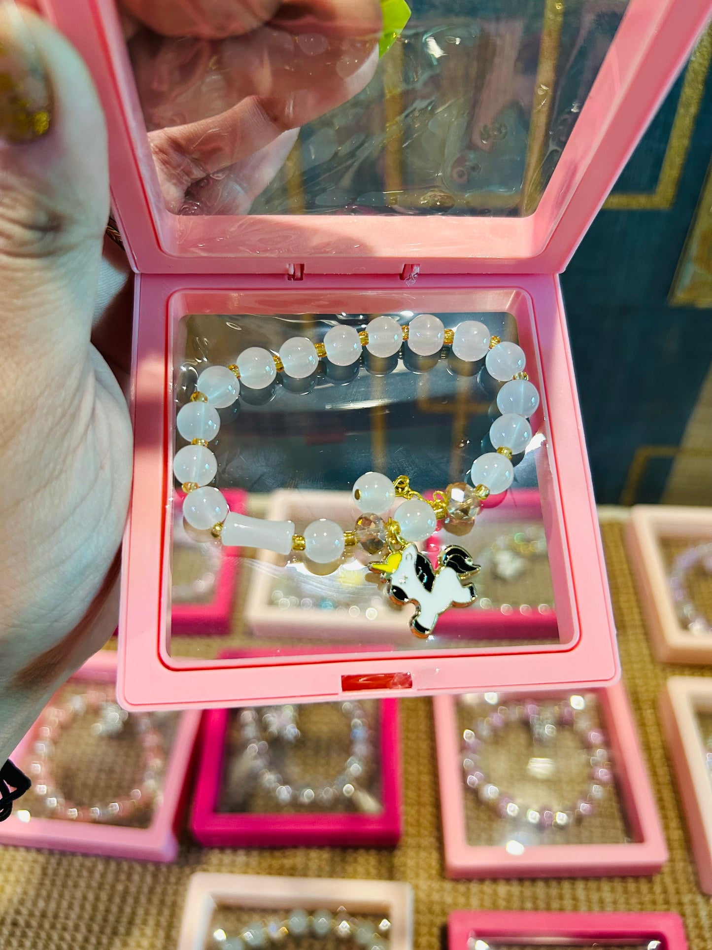 Kids Beaded Charm Bracelets