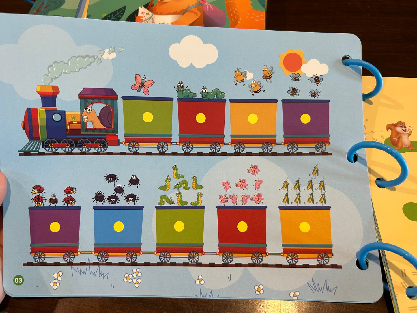 Reusable Velcro Busy Book- Maths