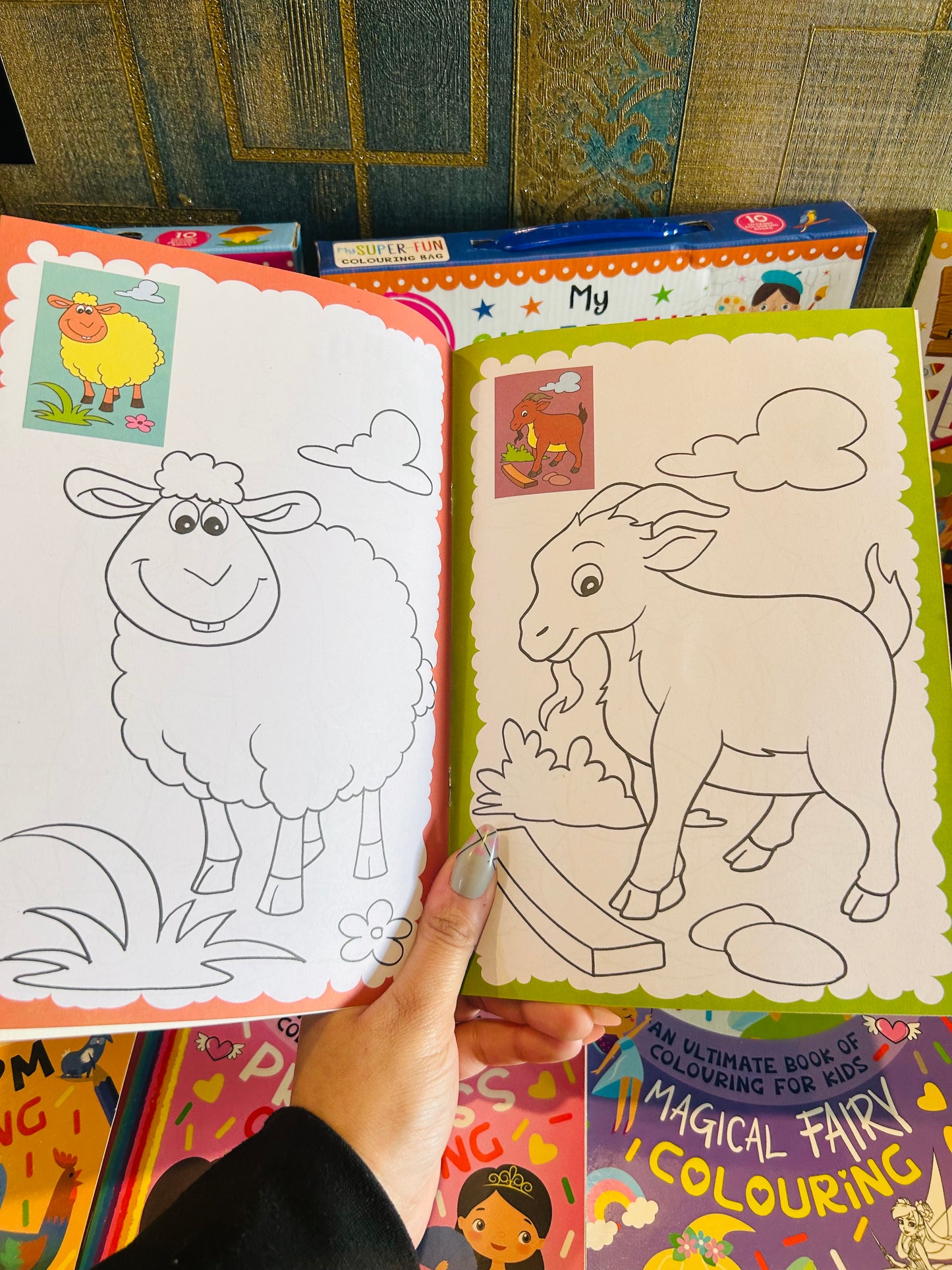 Colouring Bag- Set of 10 Books