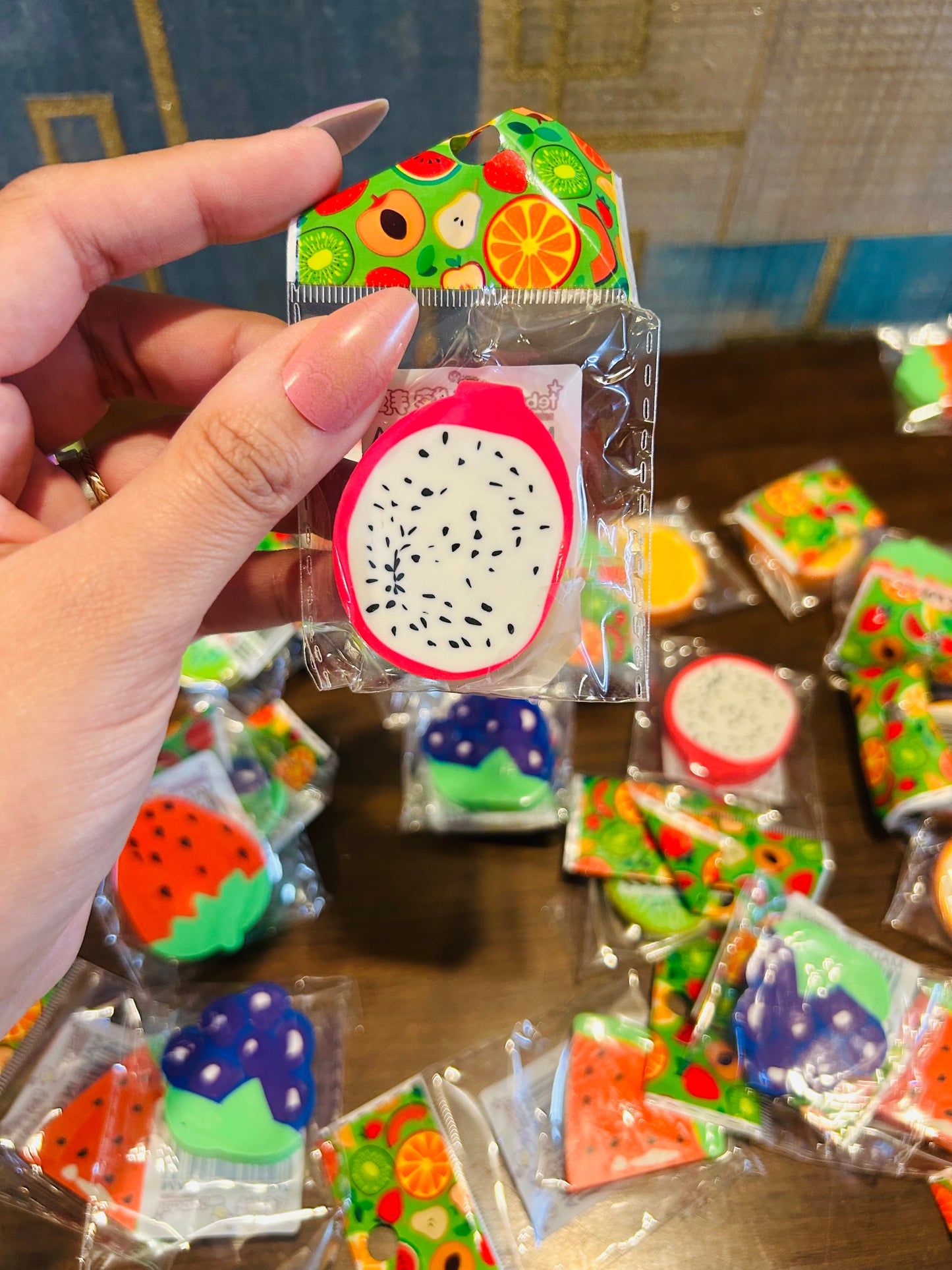 Fruit Erasers
