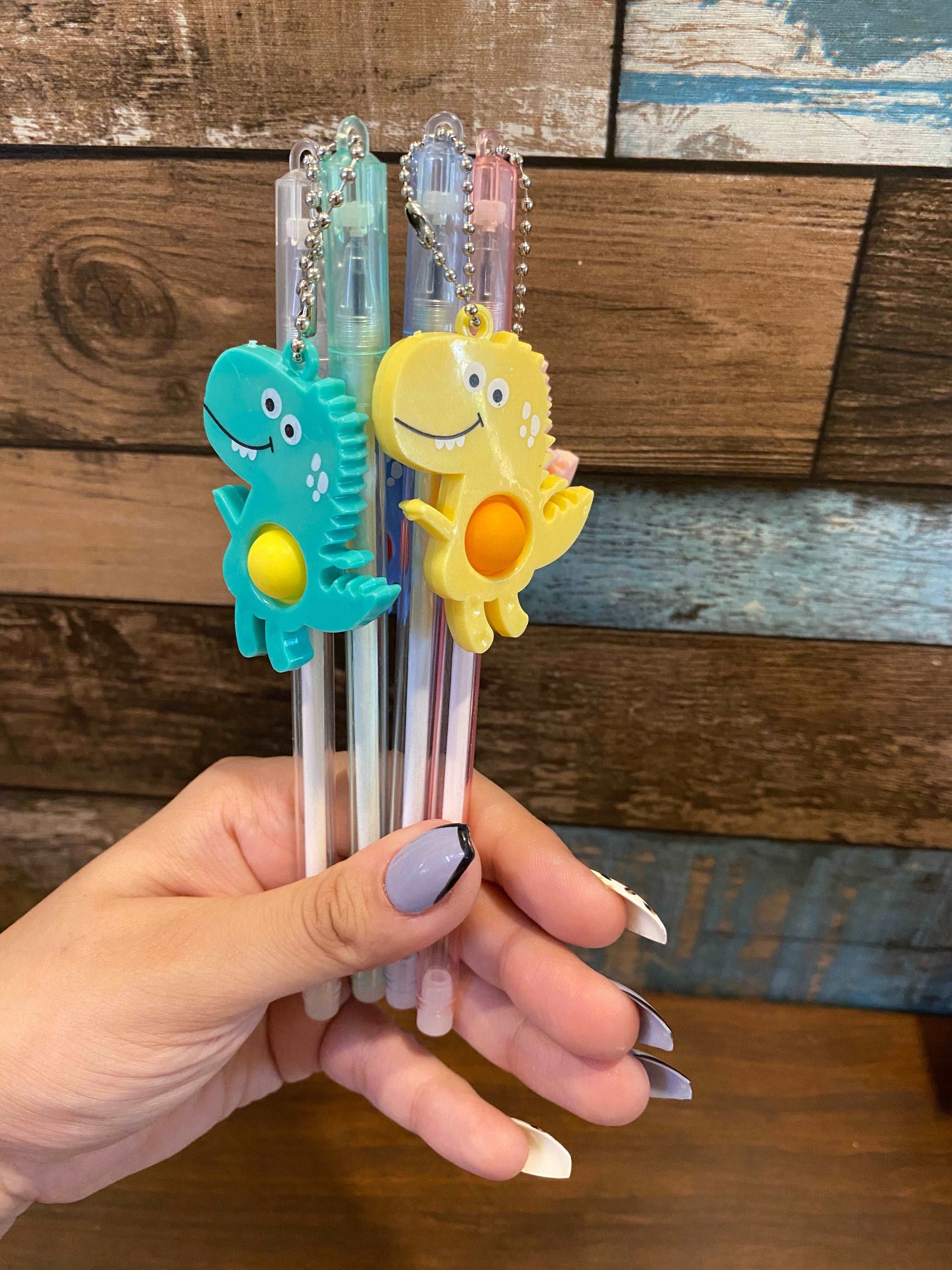 Dino Hanging Pop It Pen