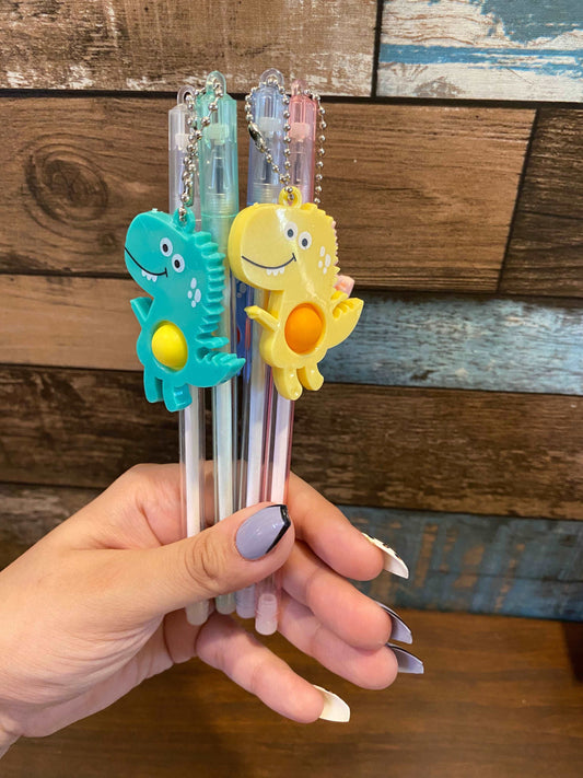 Dino Hanging Pop It Pen