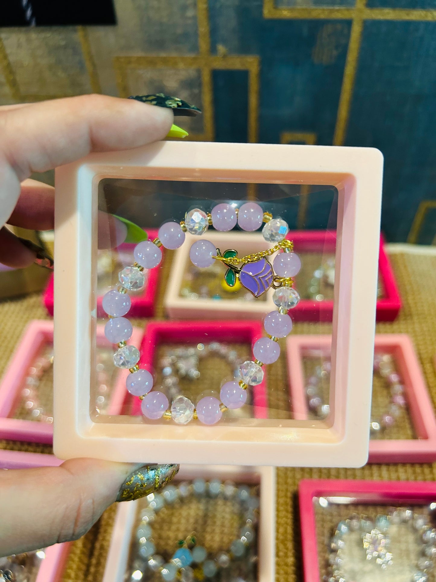 Kids Beaded Charm Bracelets