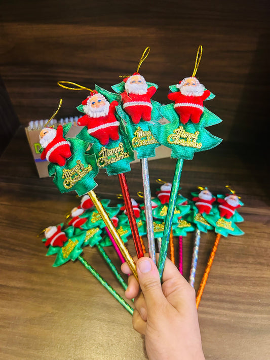 Santa Claus Pencil With Hanging(Set of 4)
