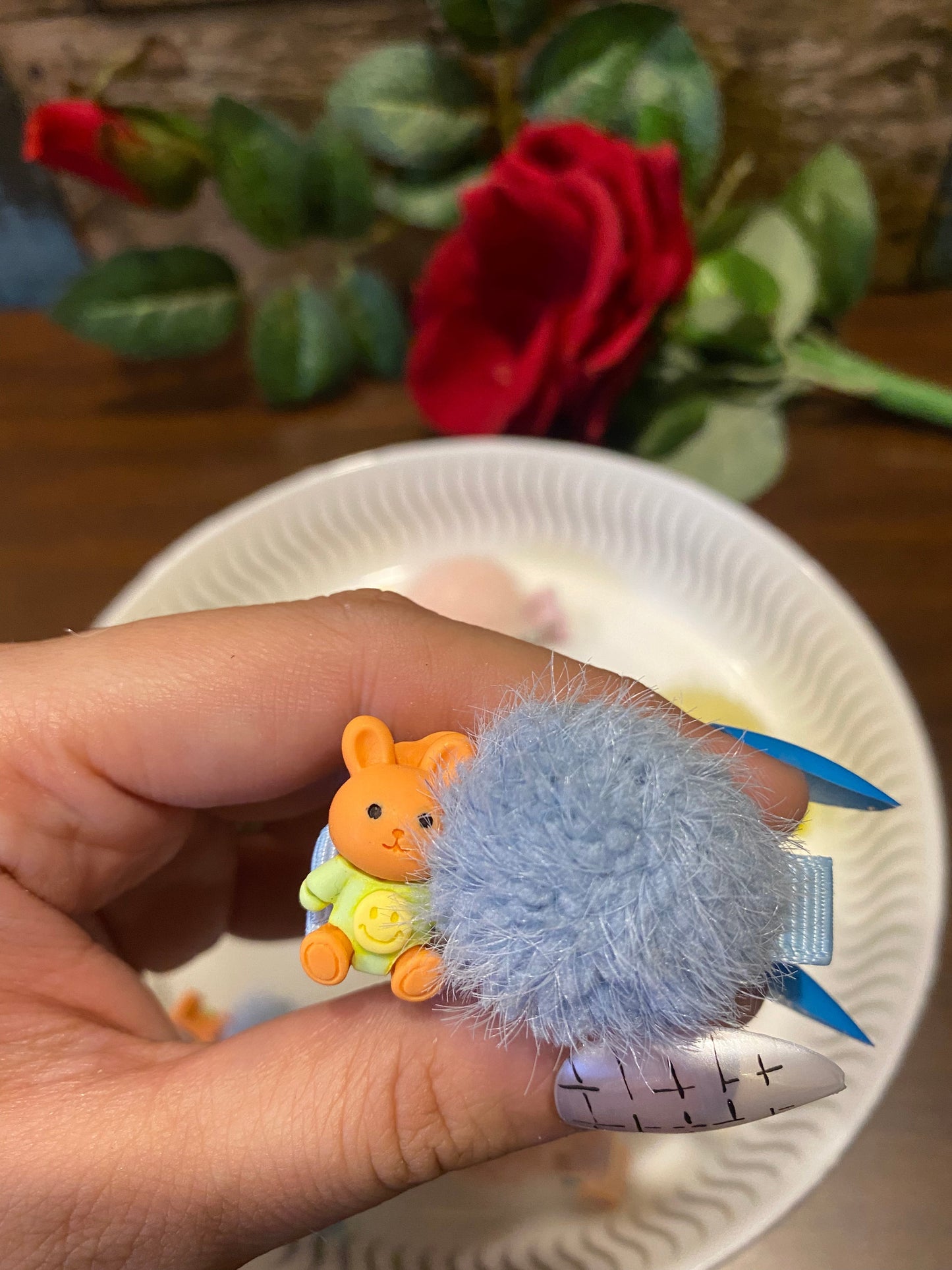Fur Bear Hairclip