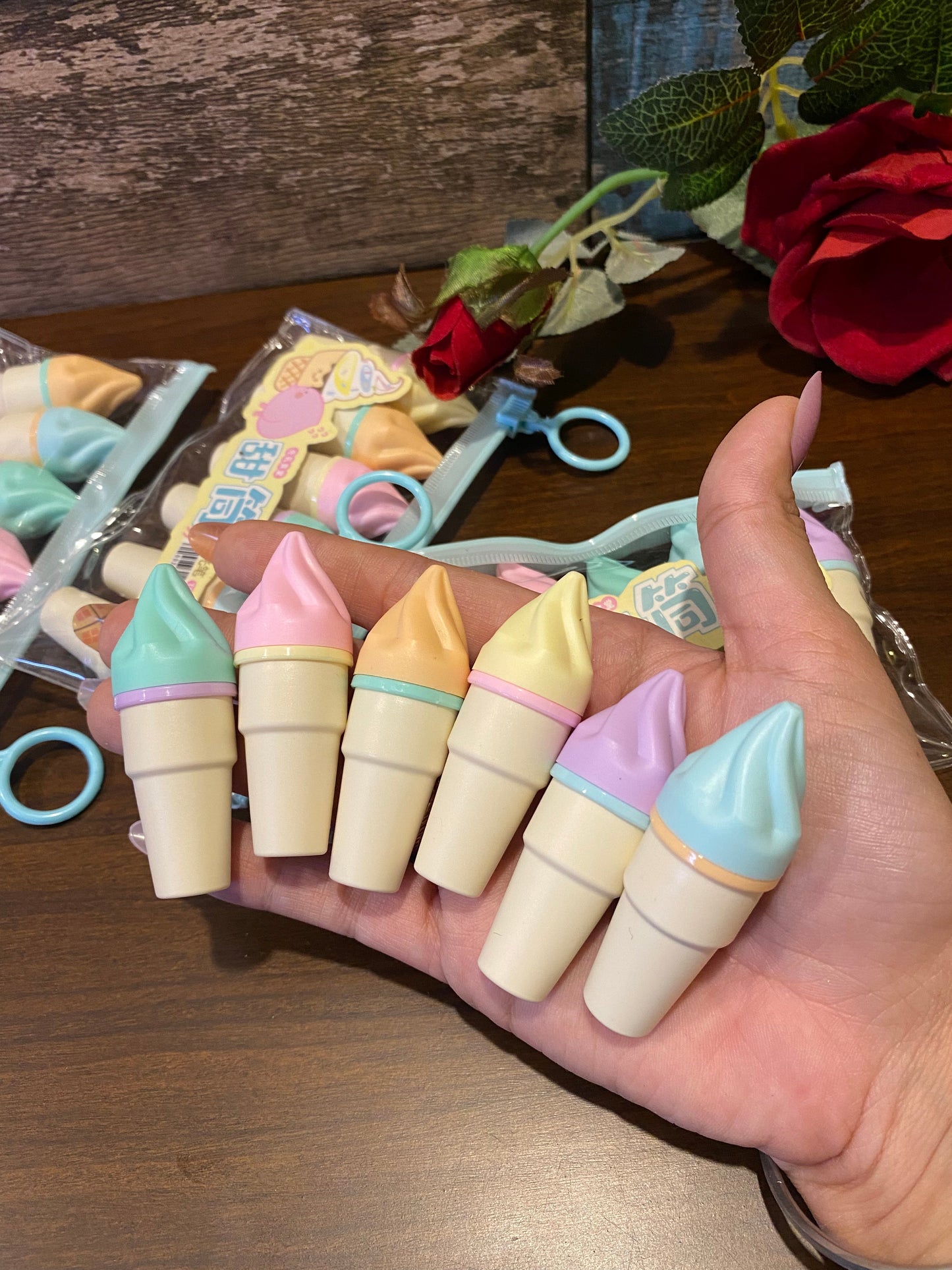 Ice Cream Cone Highlighters