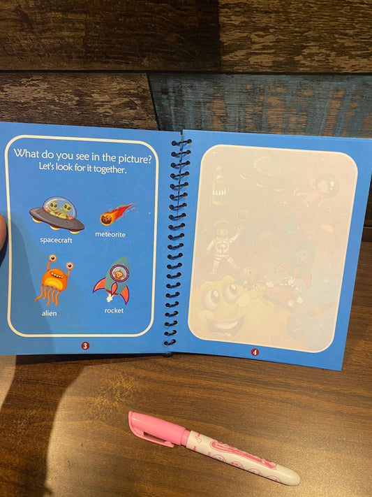 Magic Water Colouring Book