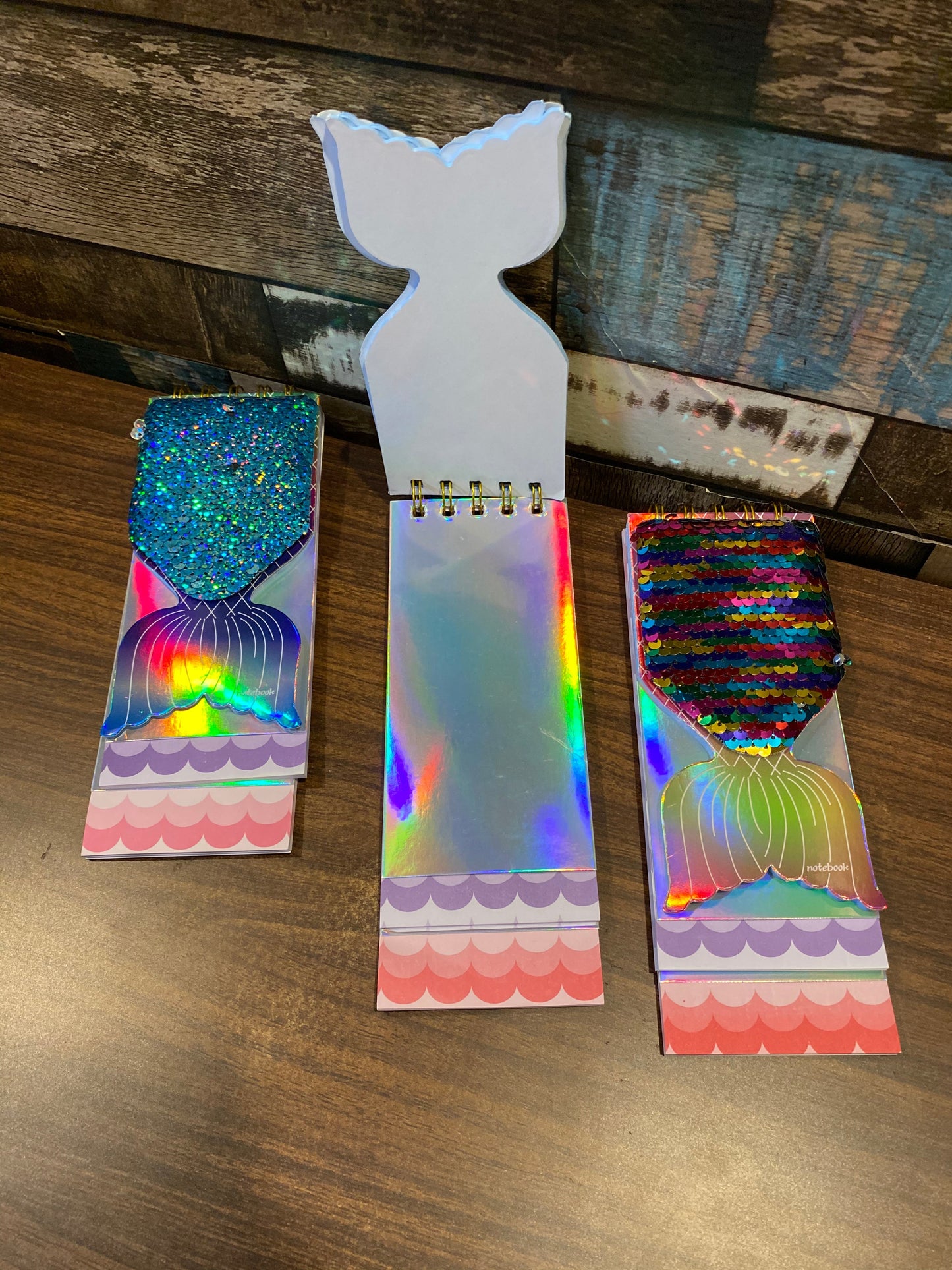Mermaid Sequin Spiral Pad