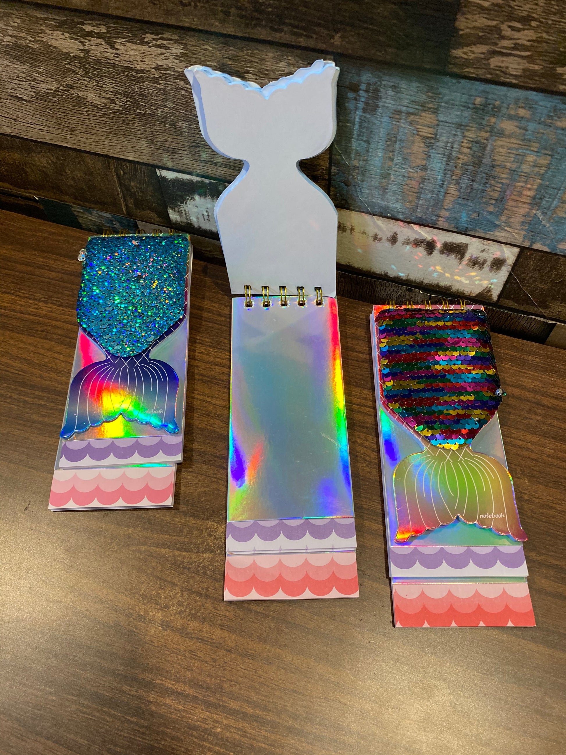 Mermaid Sequin Spiral Pad
