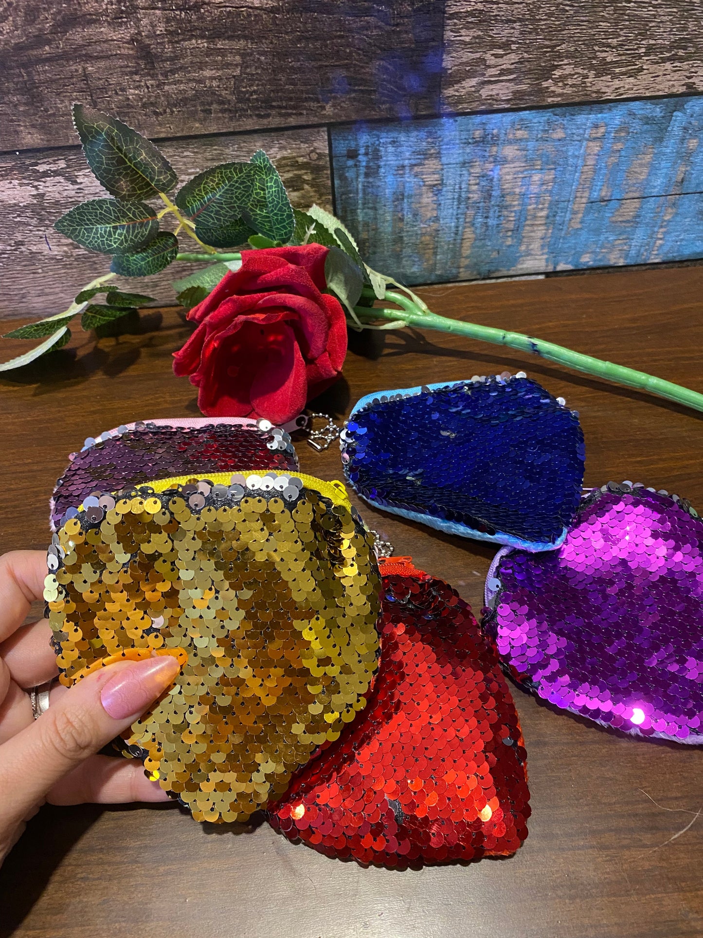 Mini Sequin Pouch