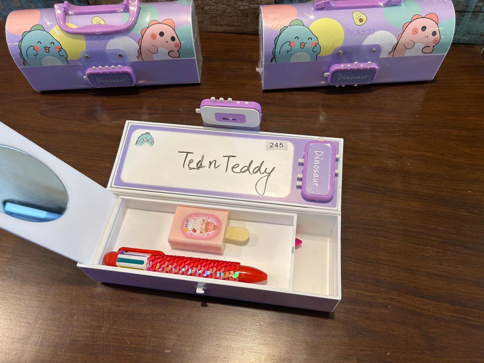 Password Protected Pencil Box
