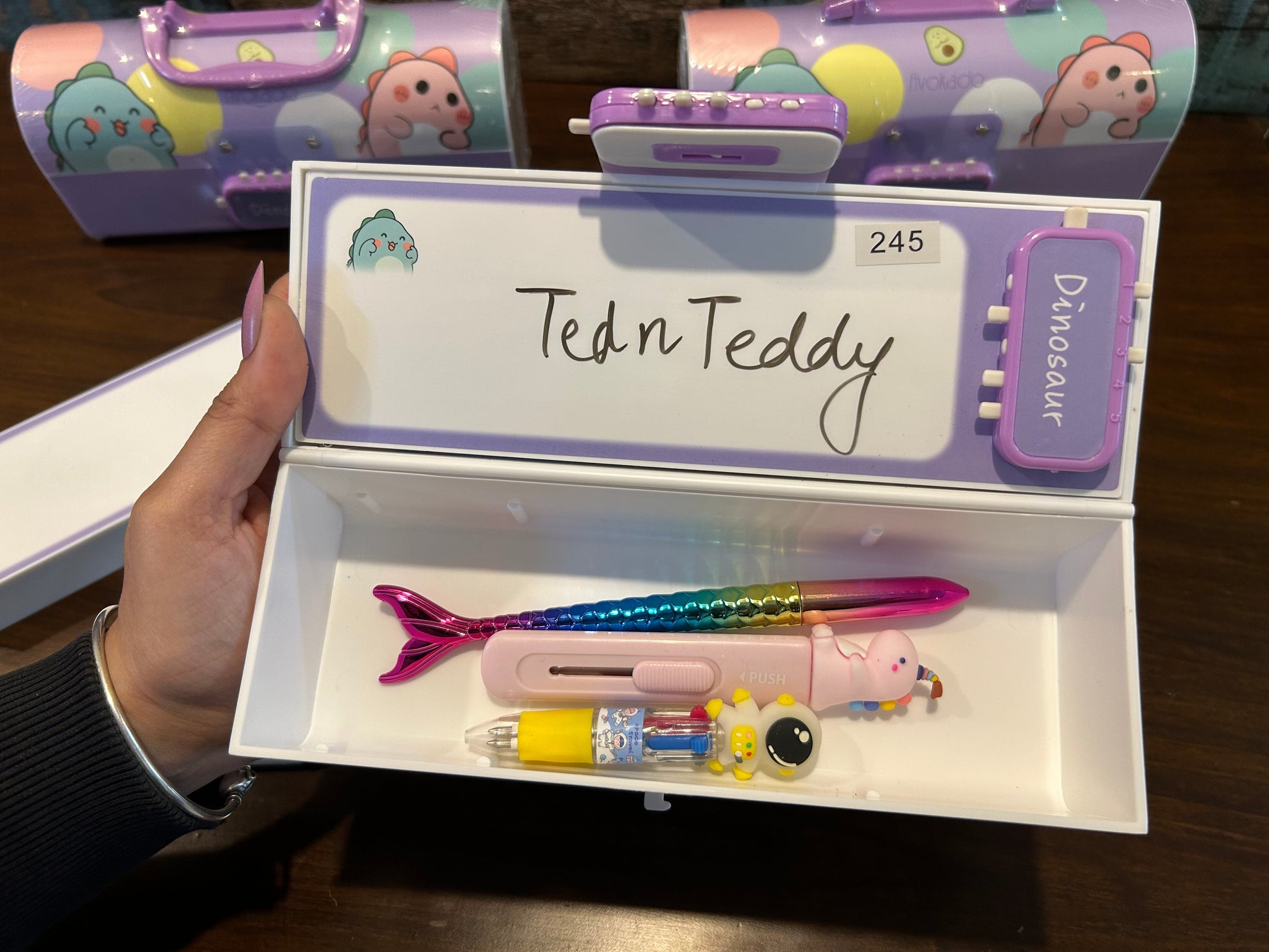 Password Protected Pencil Box