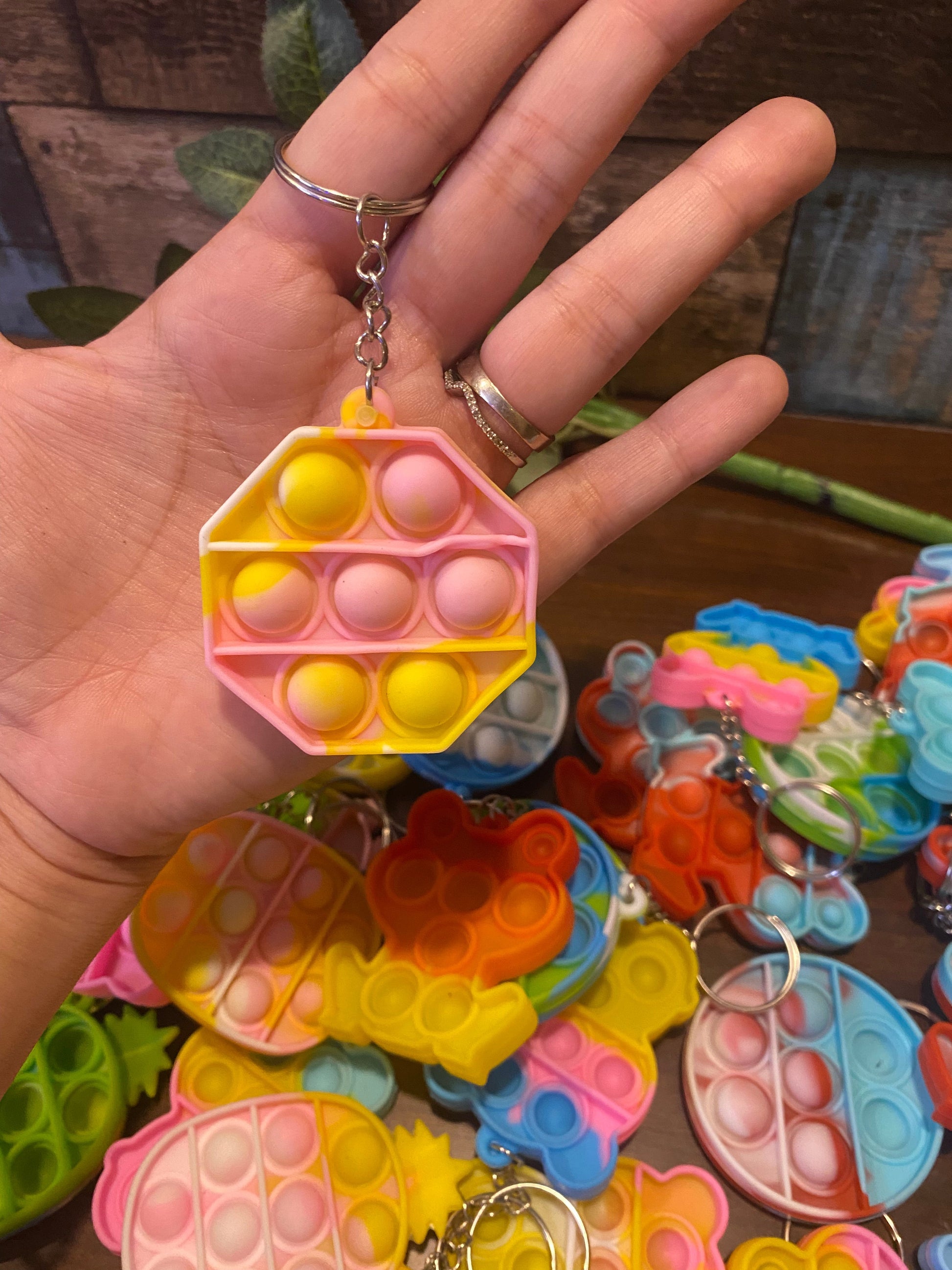 Pop It Keychain(Set of 3)