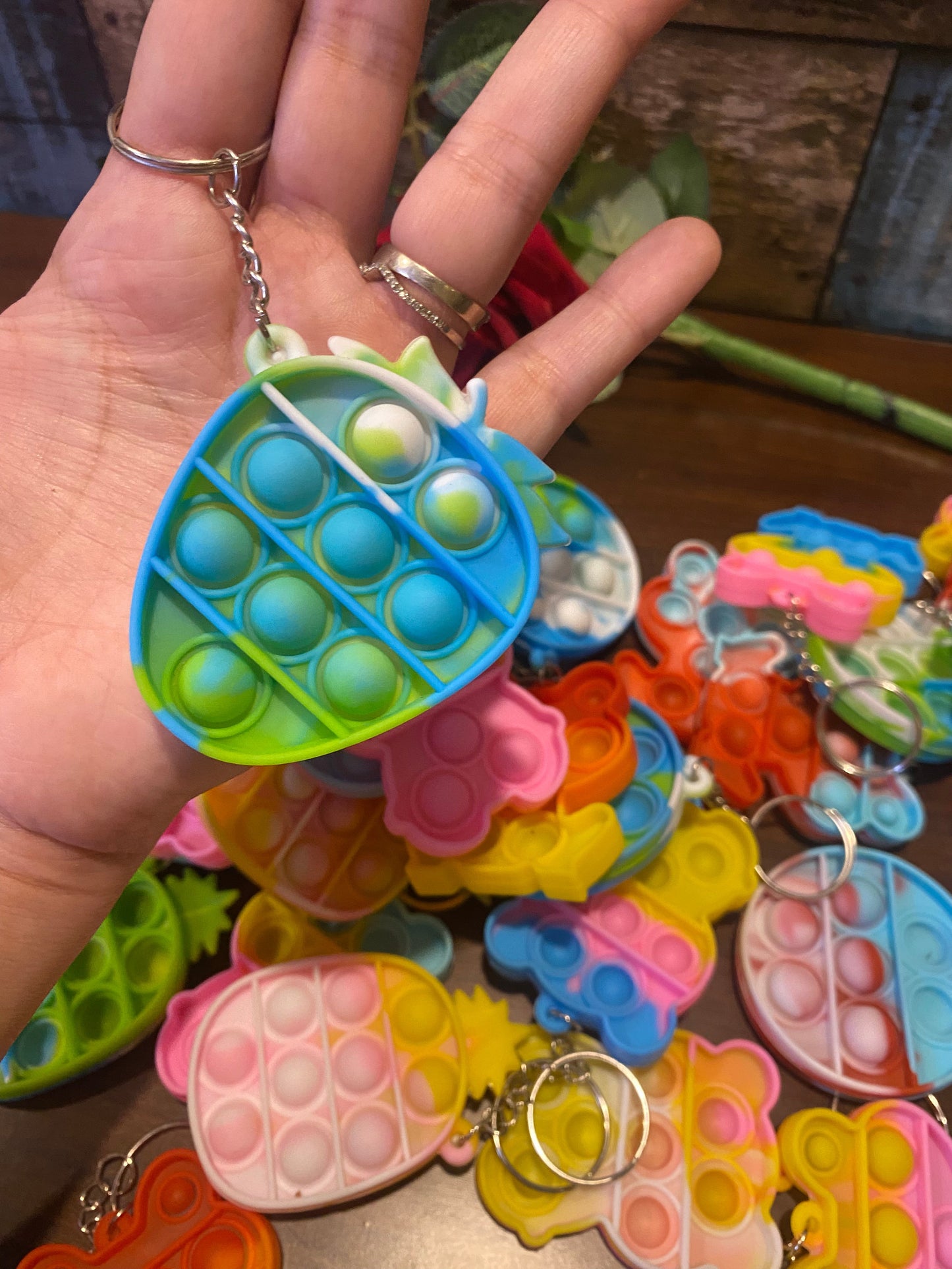 Pop It Keychain(Set of 3)