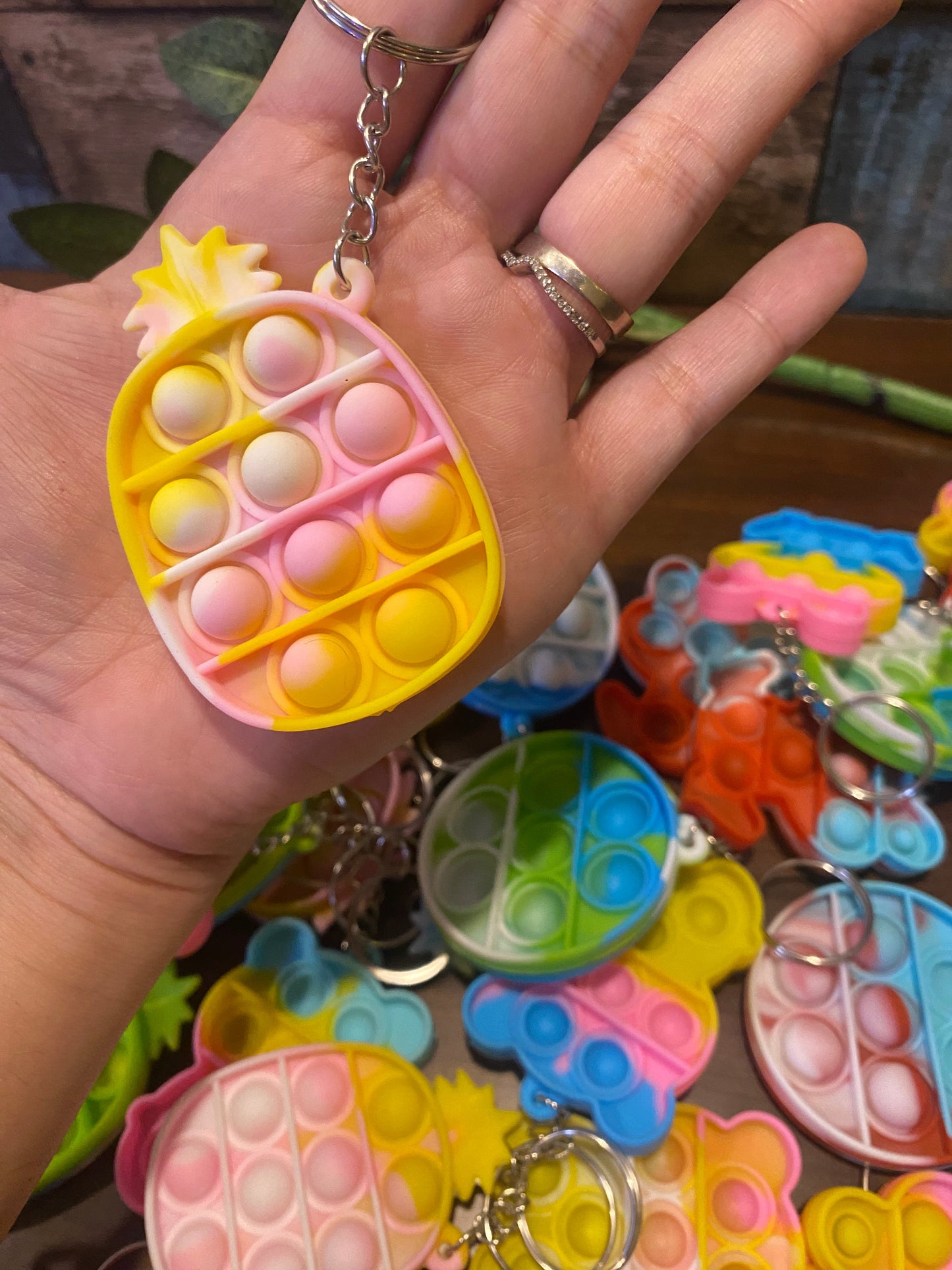 Pop It Keychain(Set of 3)