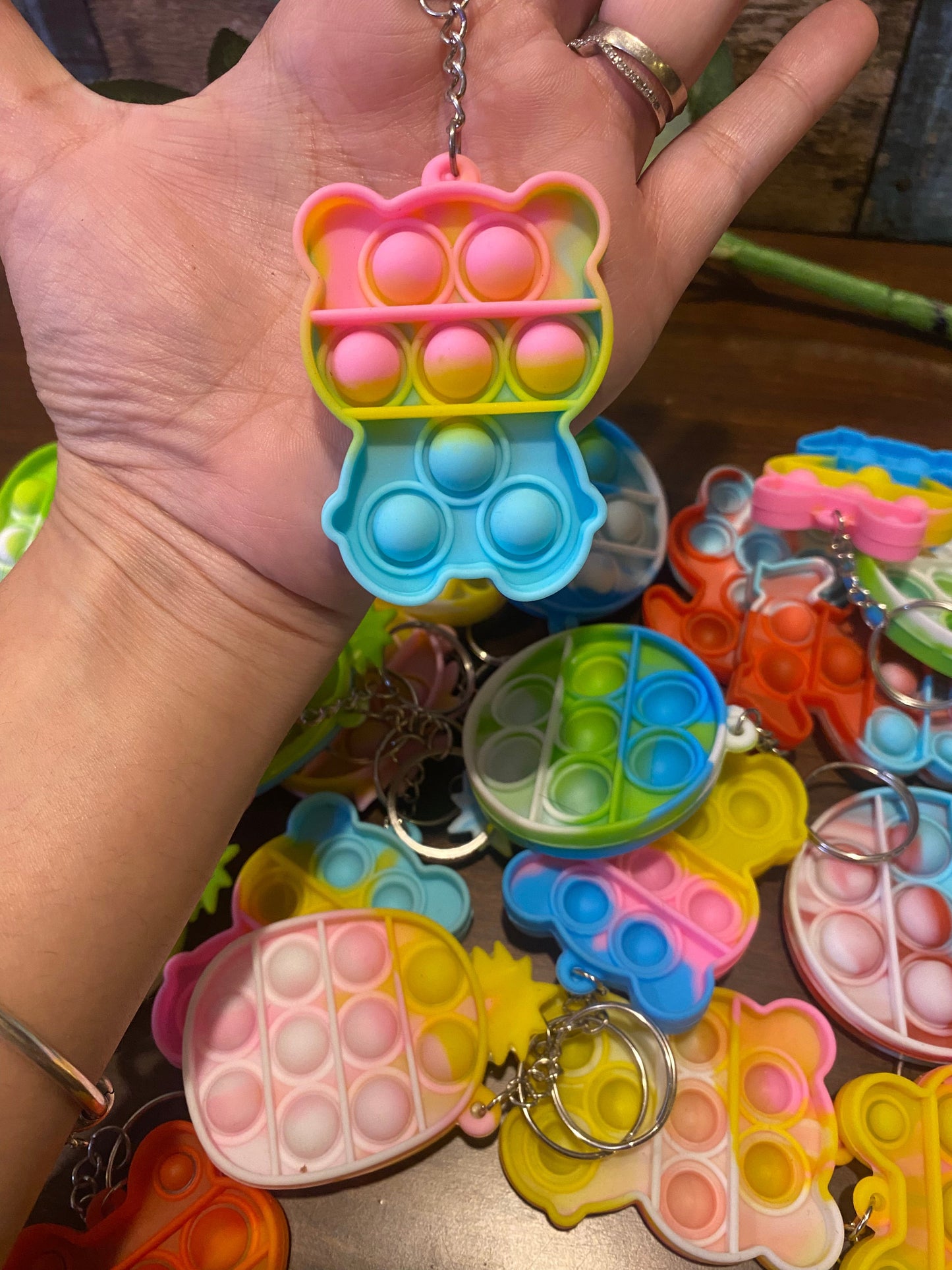 Pop It Keychain(Set of 3)