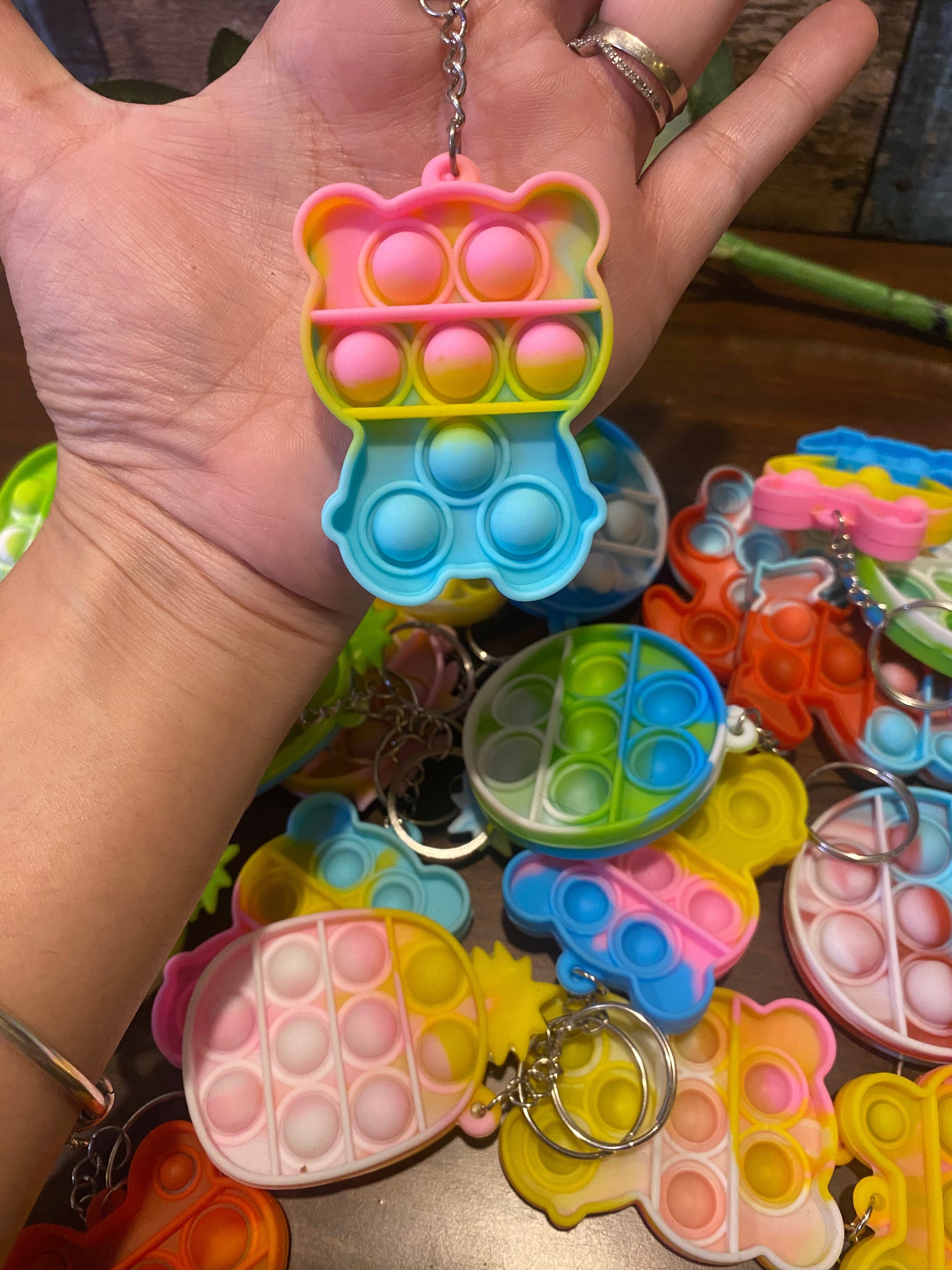 Pop It Keychain(Set of 3)