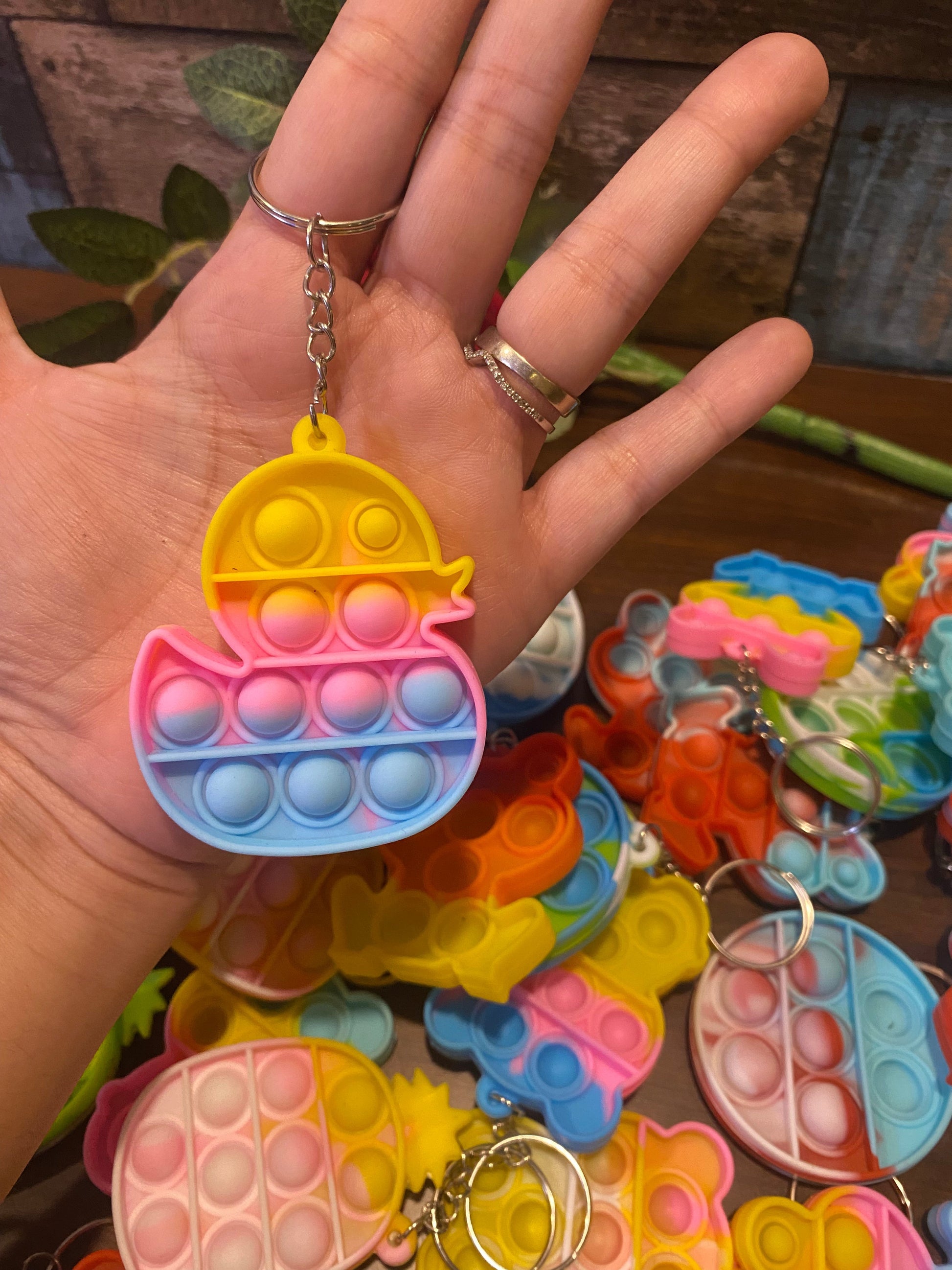 Pop It Keychain(Set of 3)