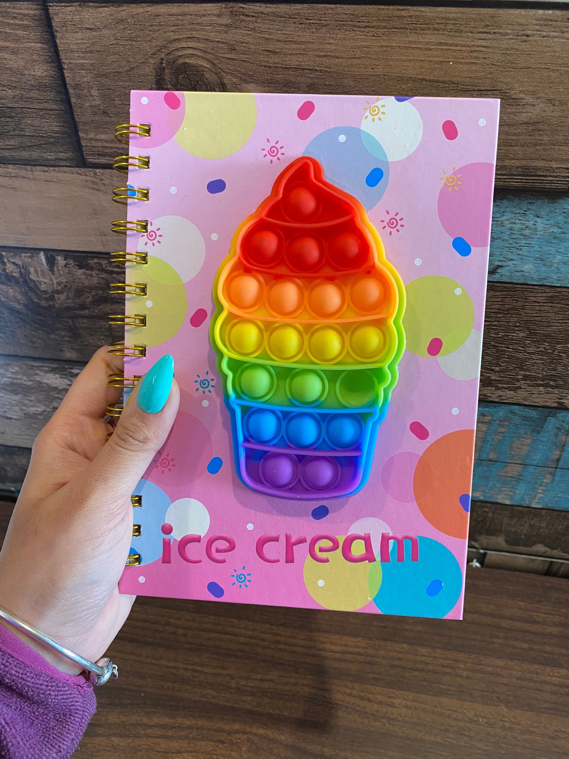 Pop It Spiral Pad