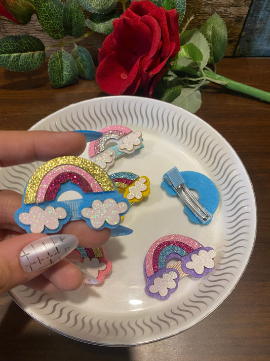 Rainbow Hairclips