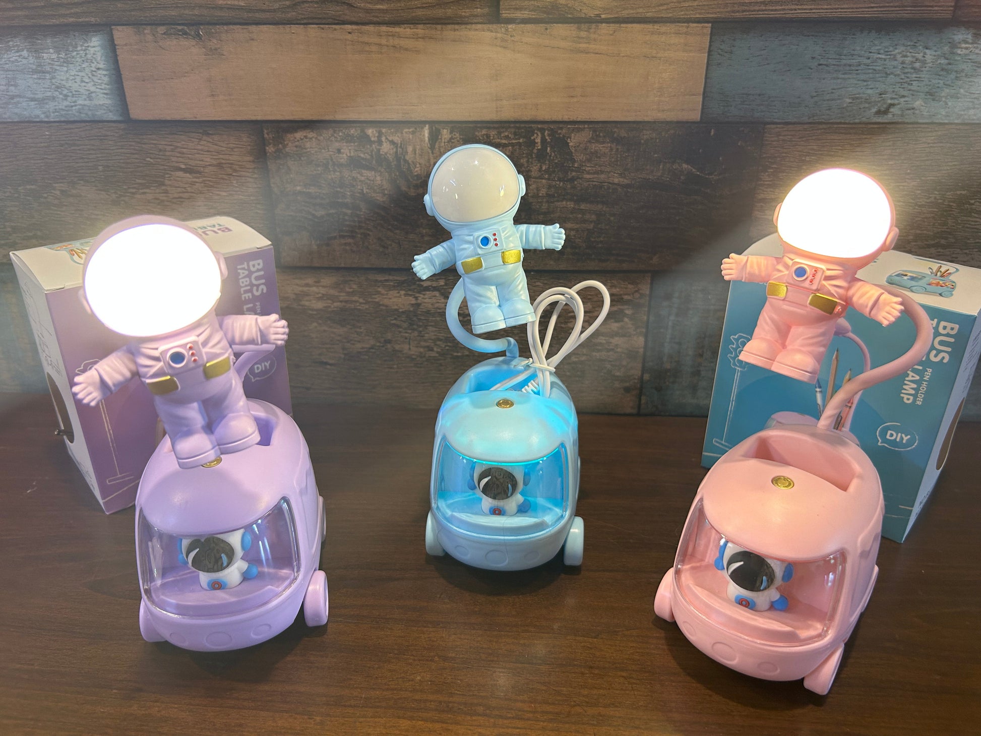 Space Night And Table Lamp