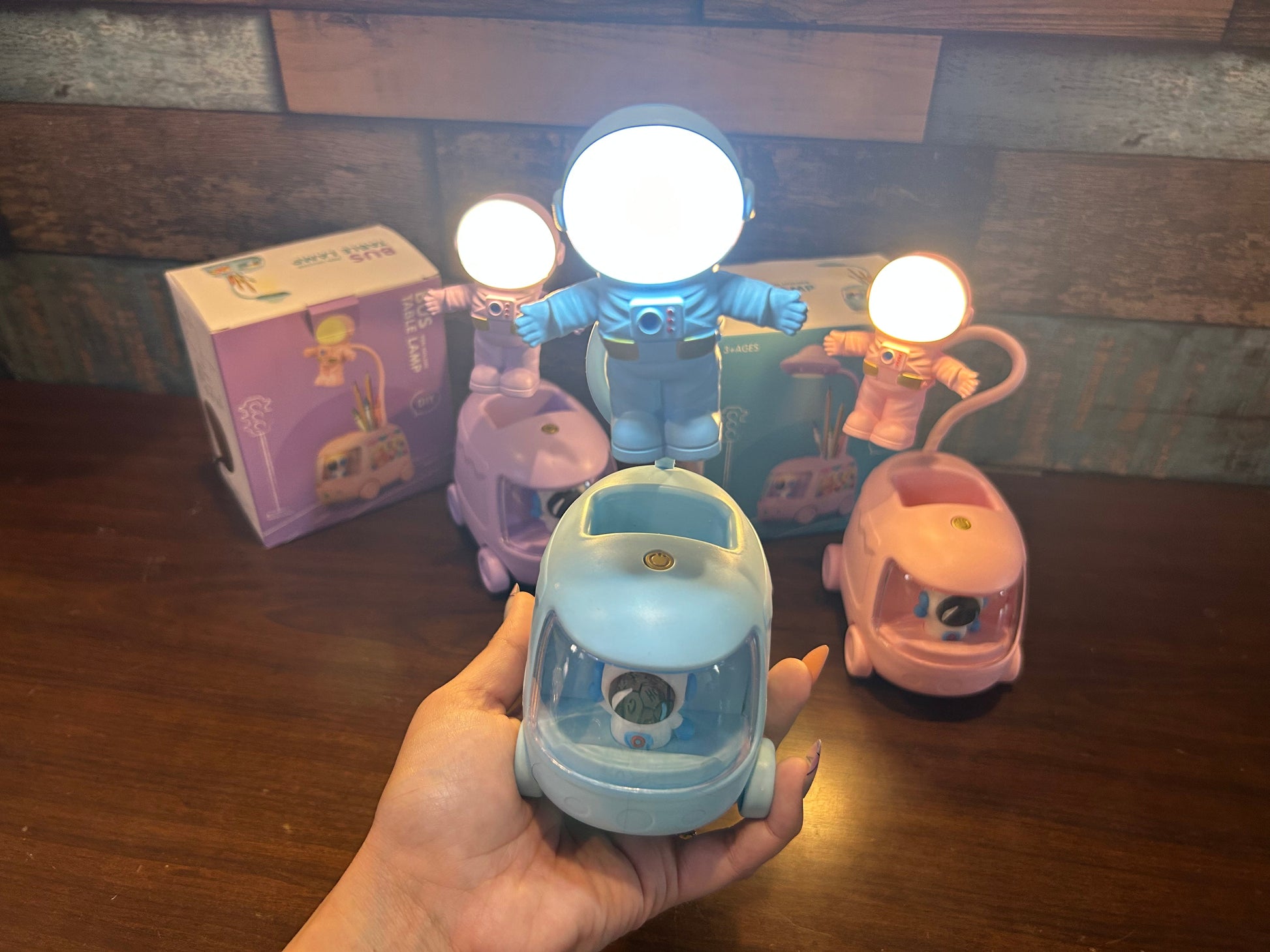 Space Night And Table Lamp