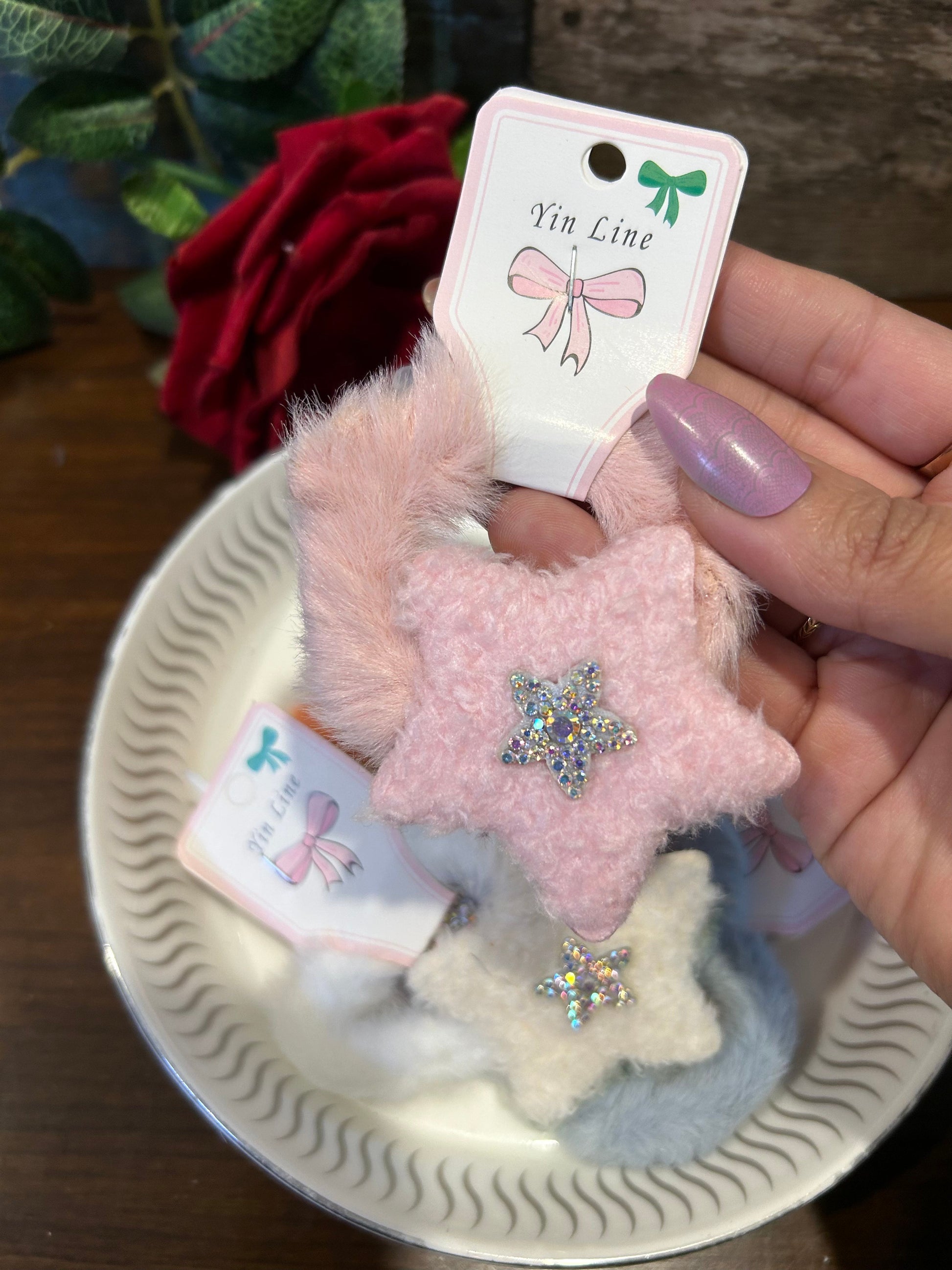 Star Fur Rubber Band
