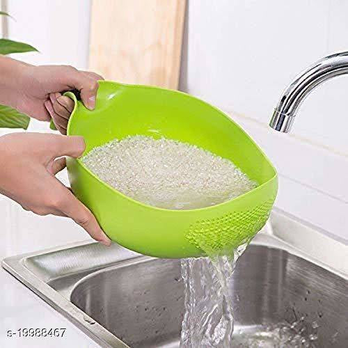 Strainer And Storage Basket With Handle